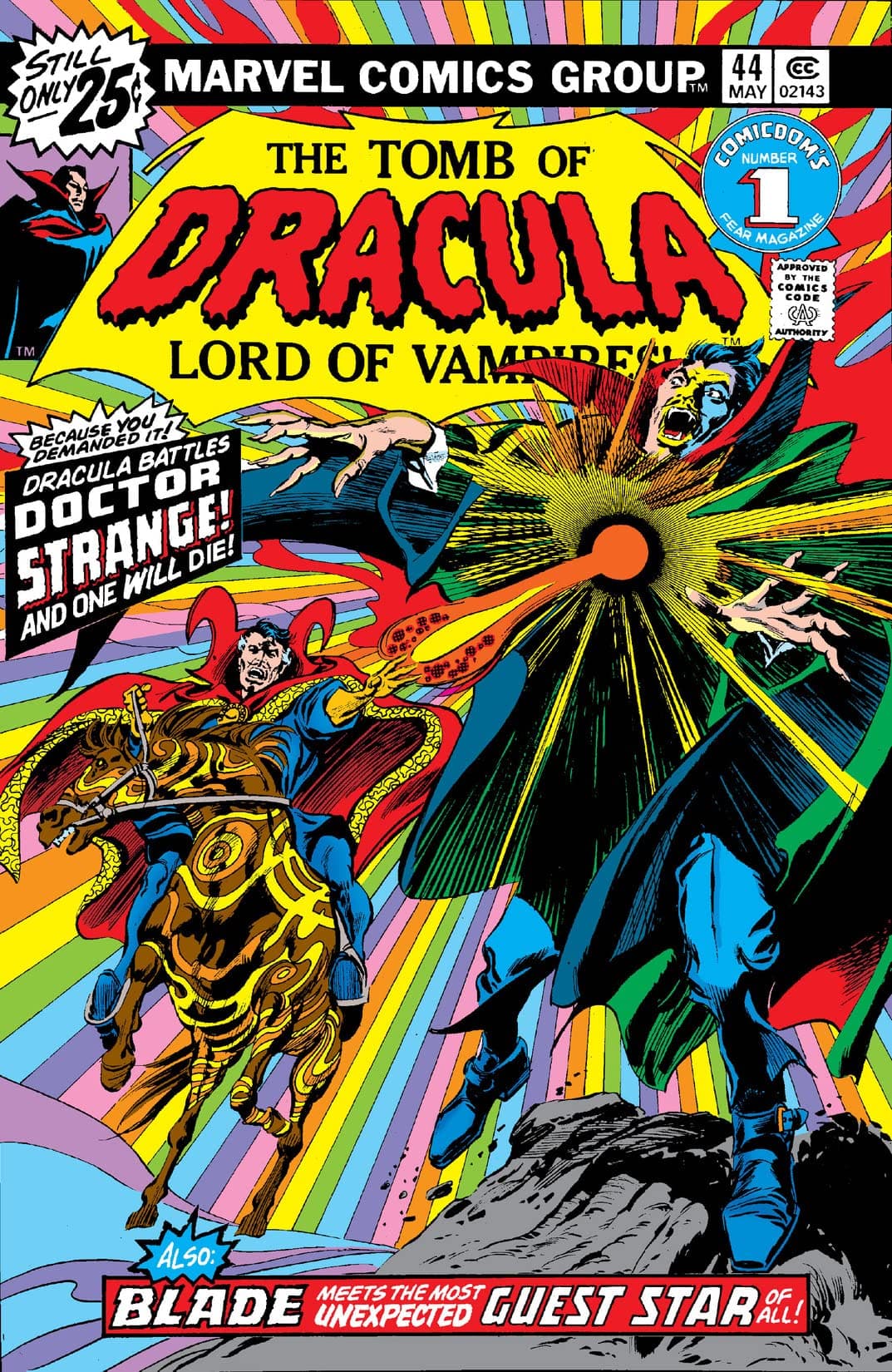 Tomb of Dracula #44 cover