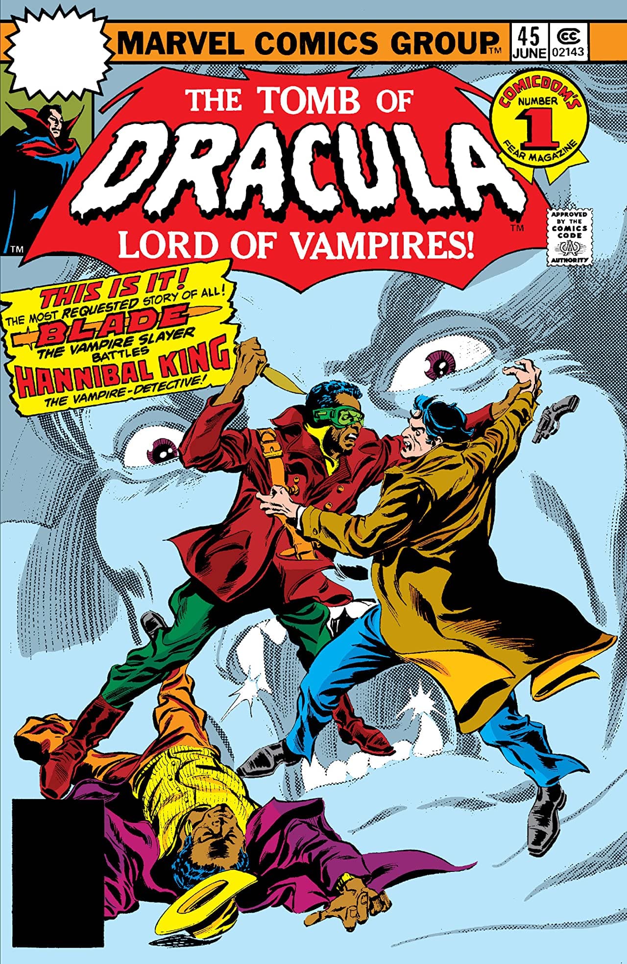 Tomb of Dracula #45 cover