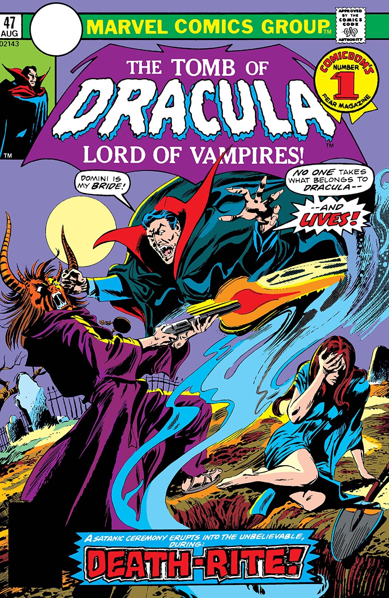 Tomb of Dracula #47 cover