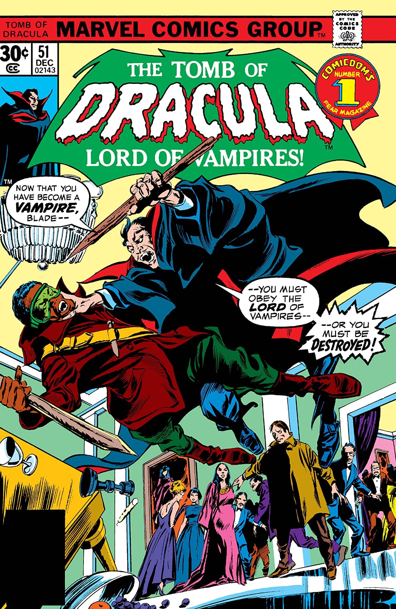 Tomb of Dracula #51 cover