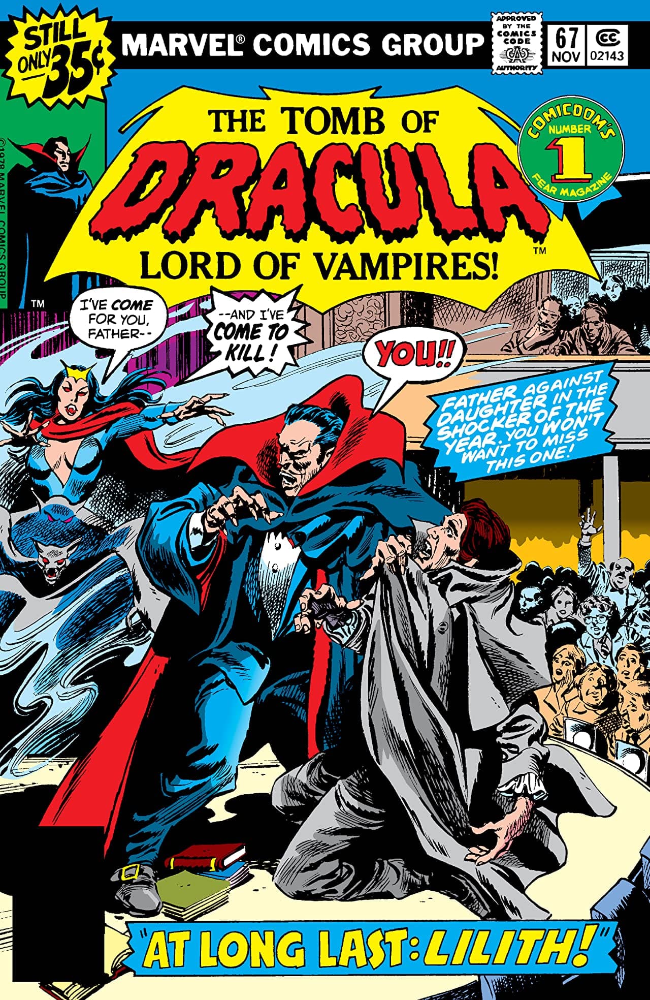 Tomb of Dracula #67 cover