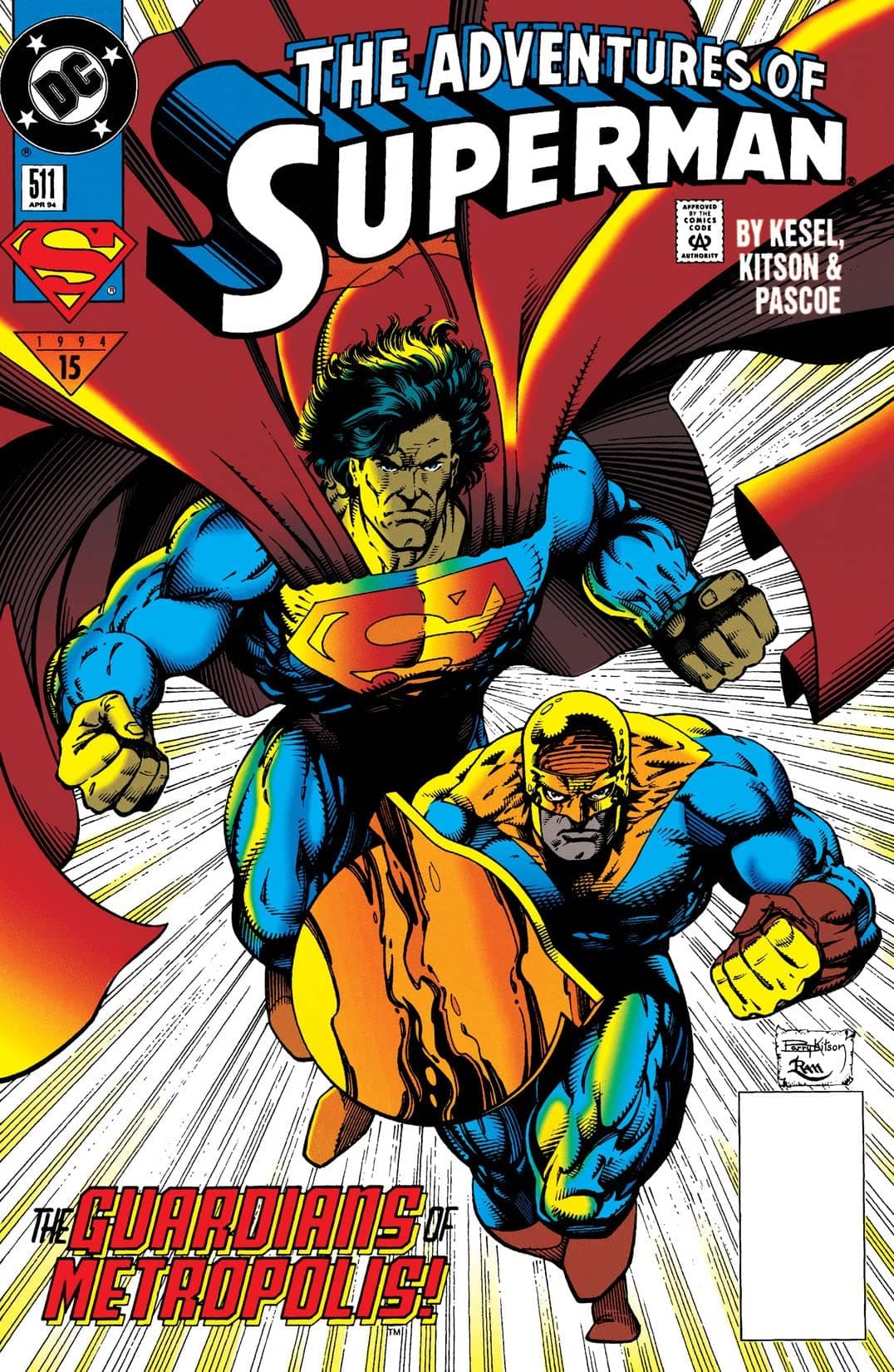 Adventures of Superman #511 cover