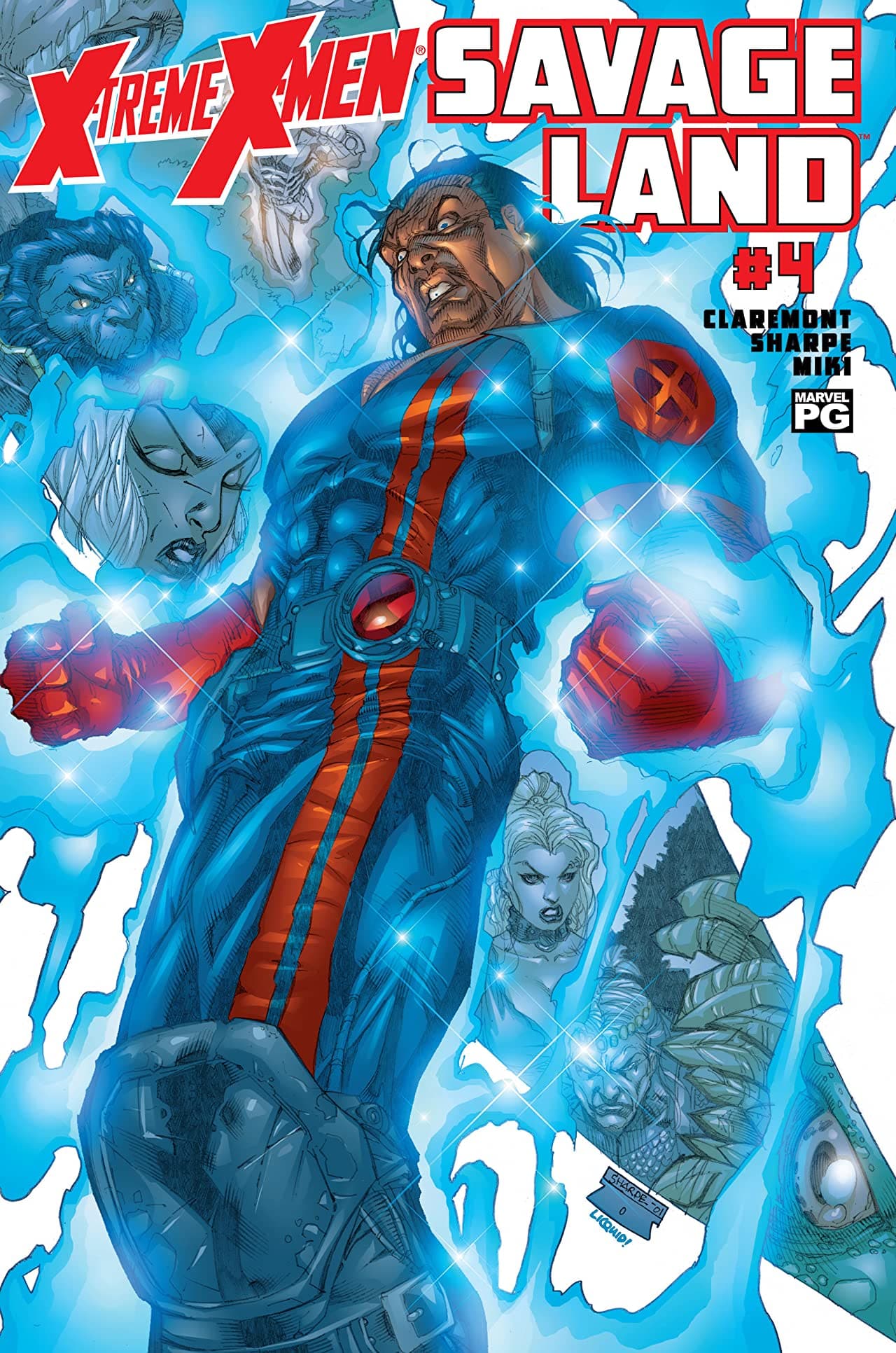 X-Treme X-Men: Savage Land #4 cover