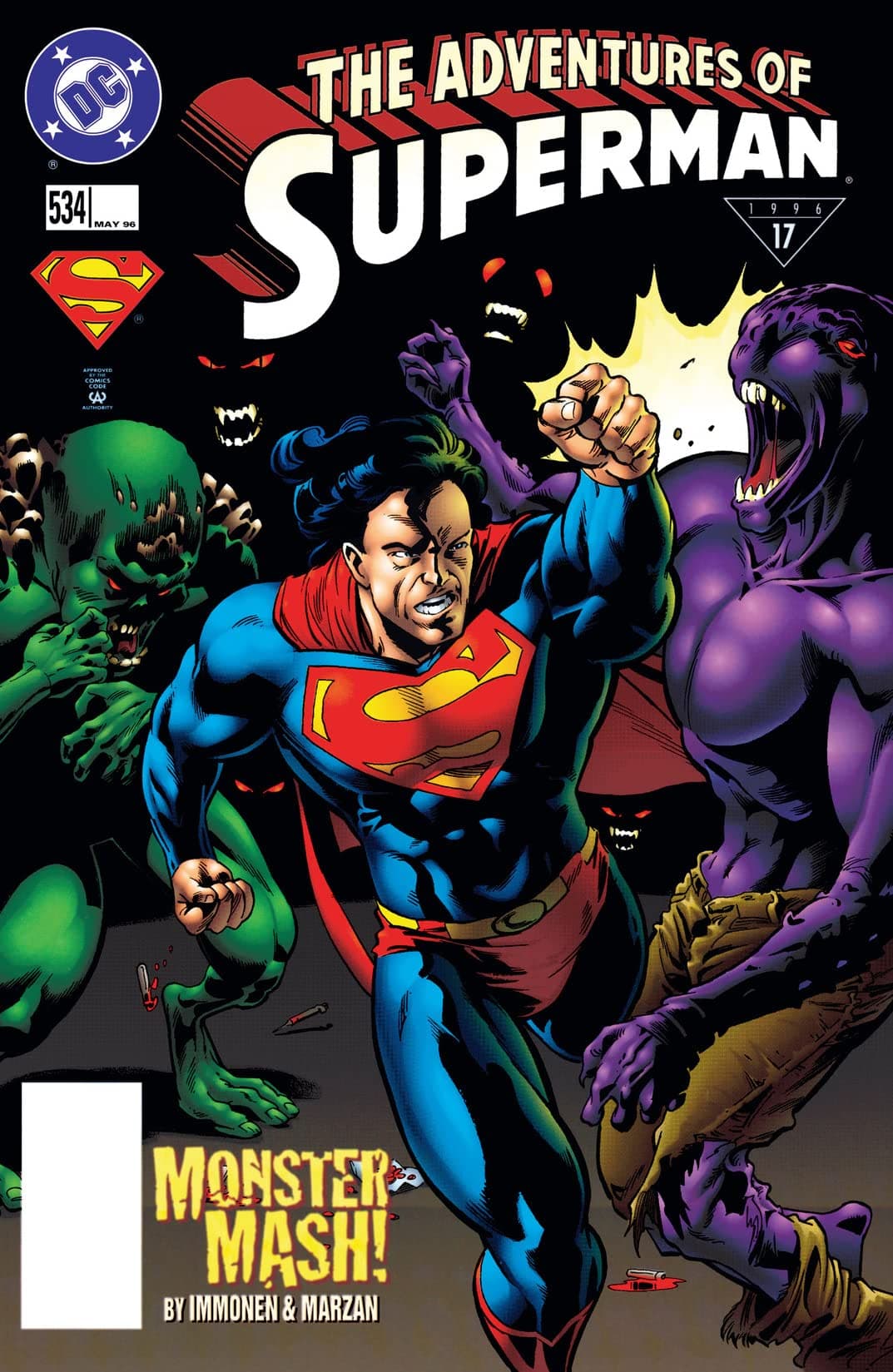 Adventures of Superman #534 cover