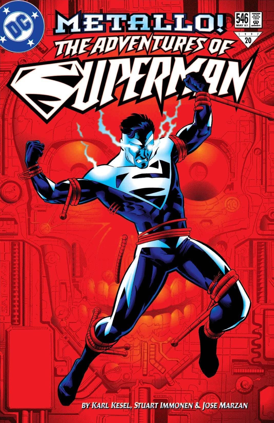 Adventures of Superman #546 cover