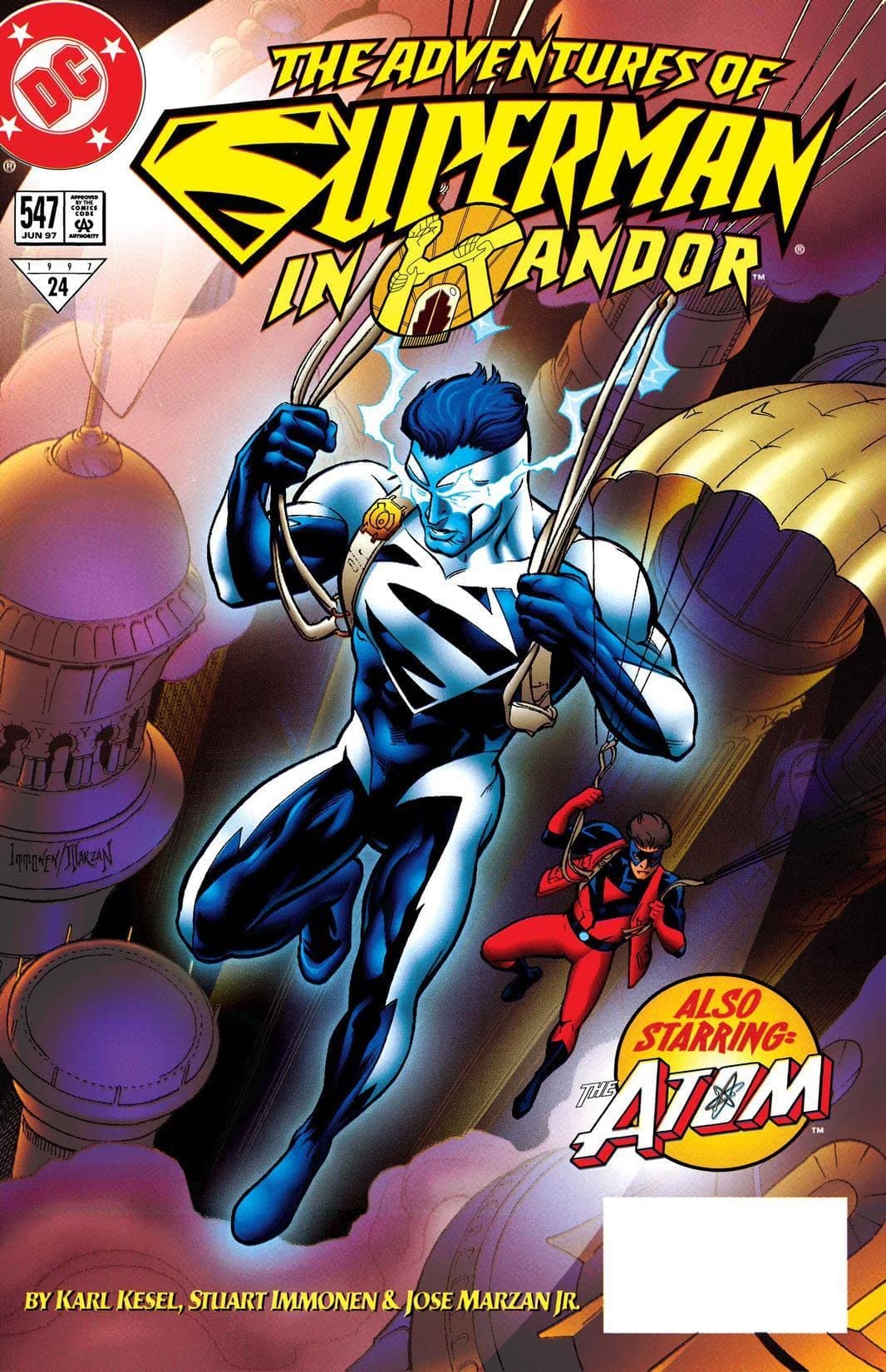 Adventures of Superman #547 cover