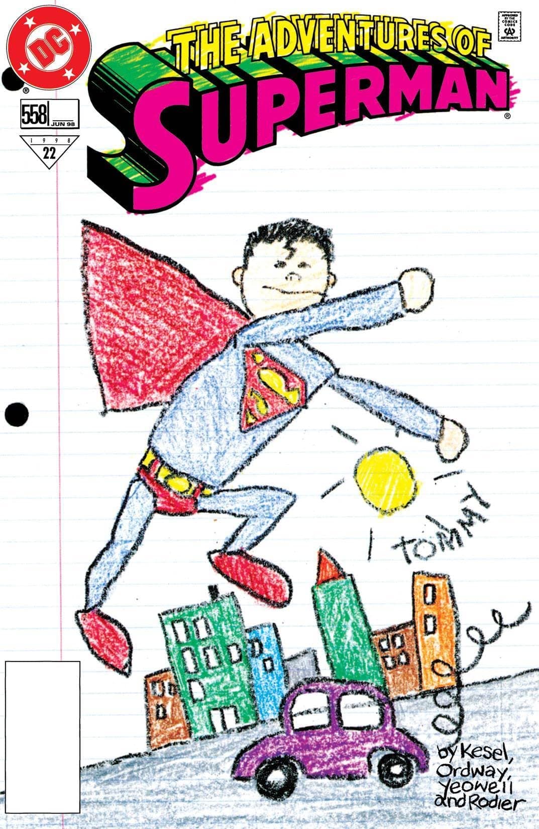 Adventures of Superman #558 cover
