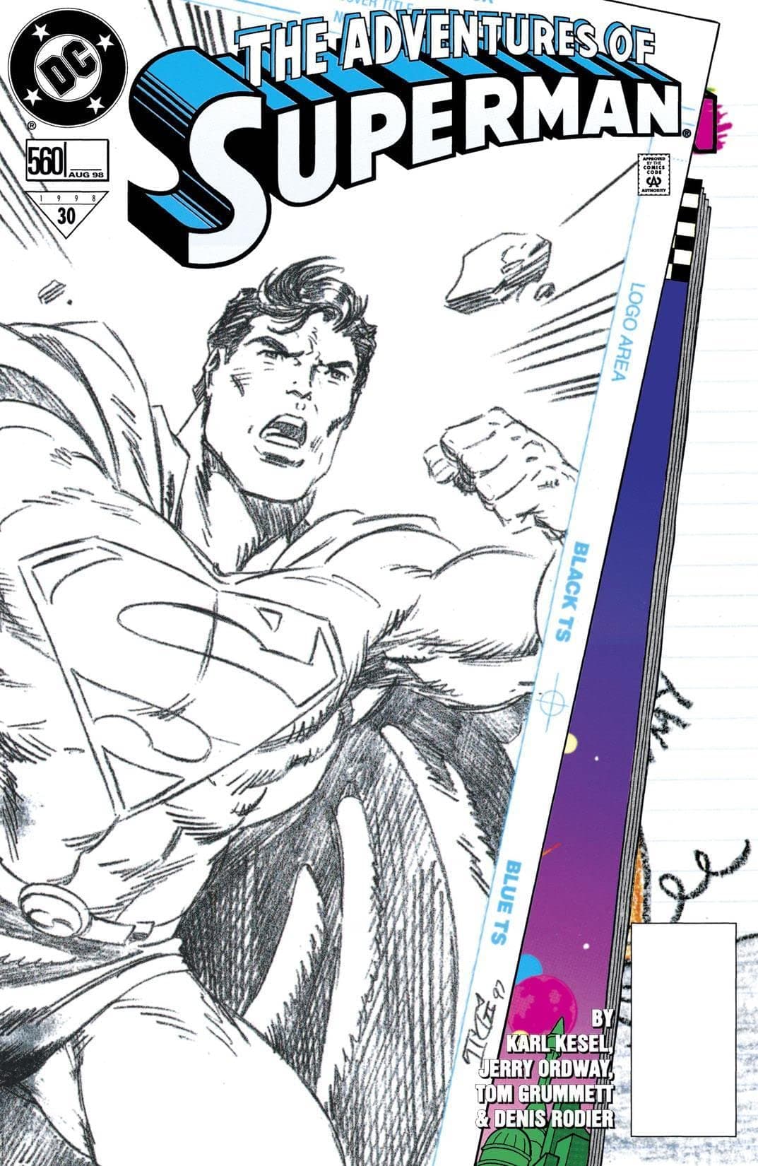 Adventures of Superman #560 cover
