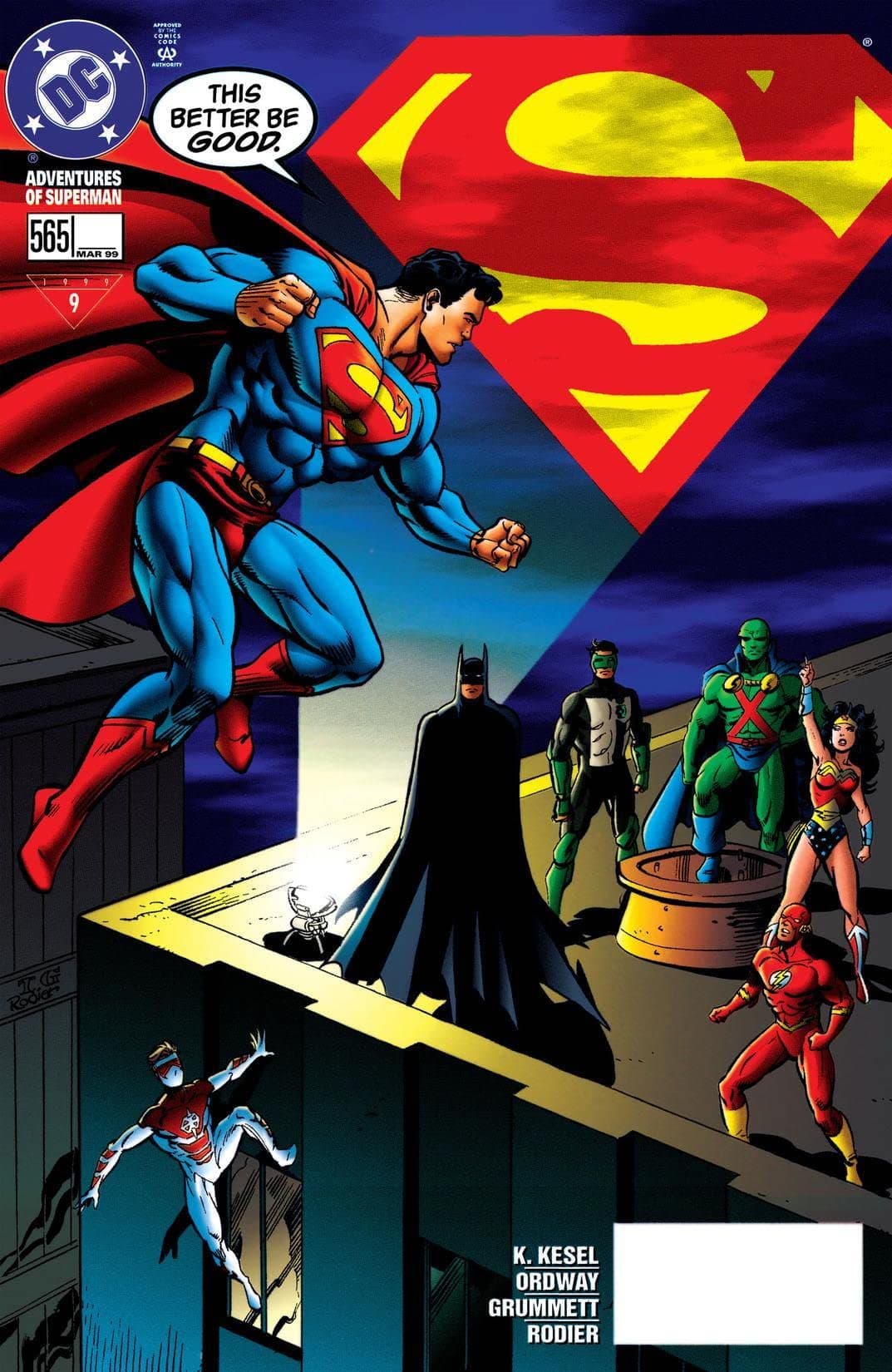 Adventures of Superman #565 cover