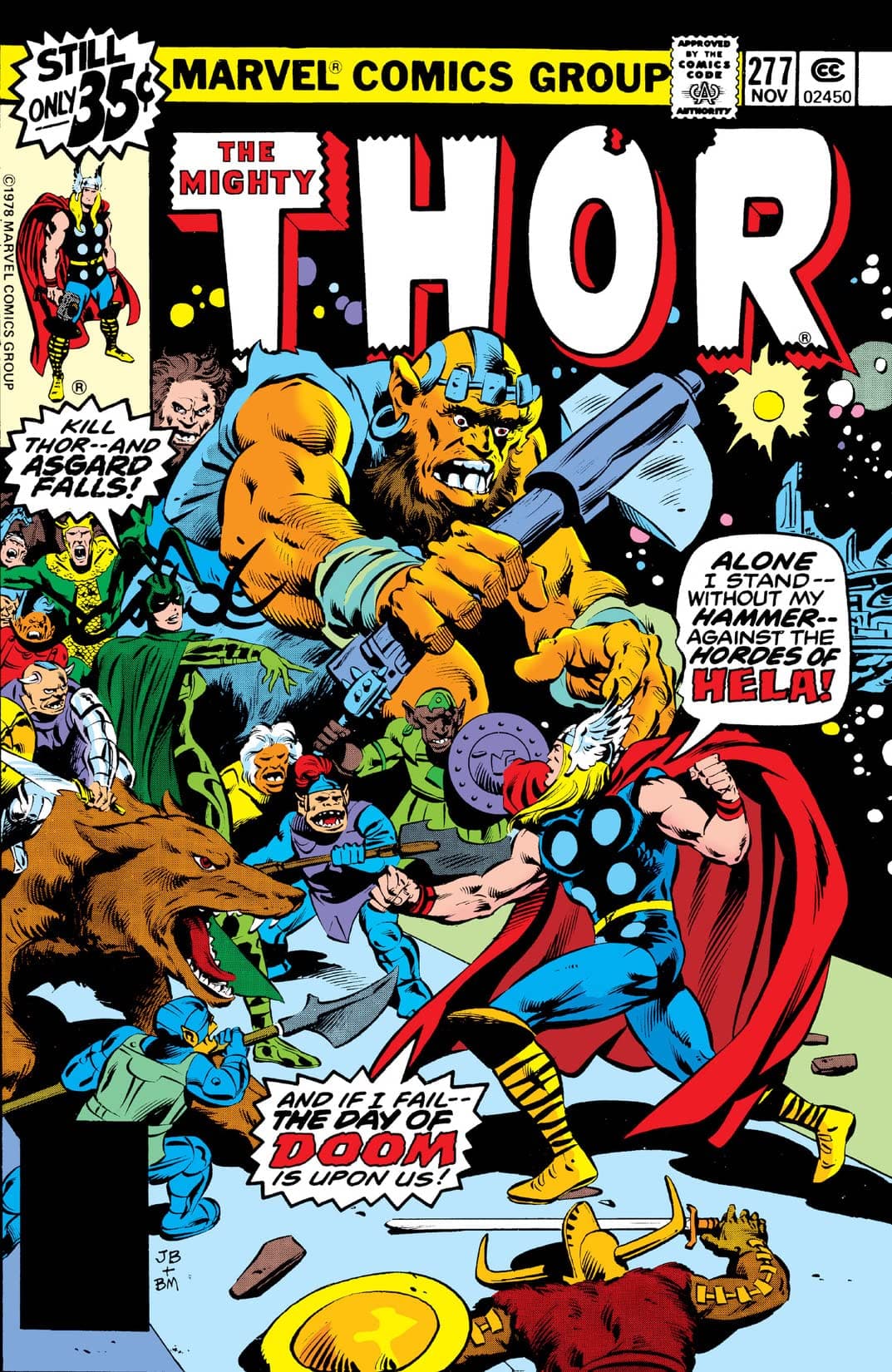 Thor #277 cover