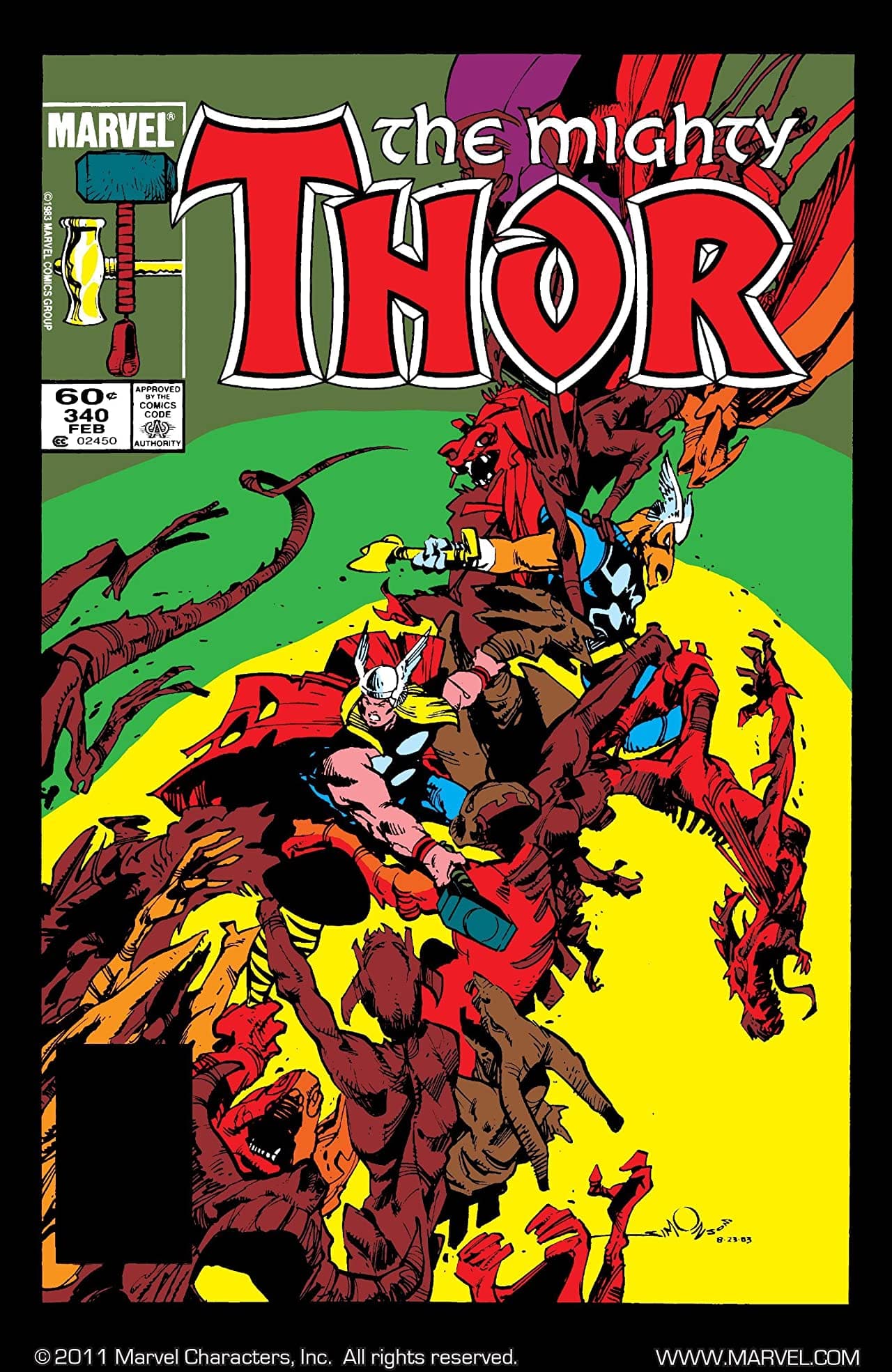 Thor #340 cover