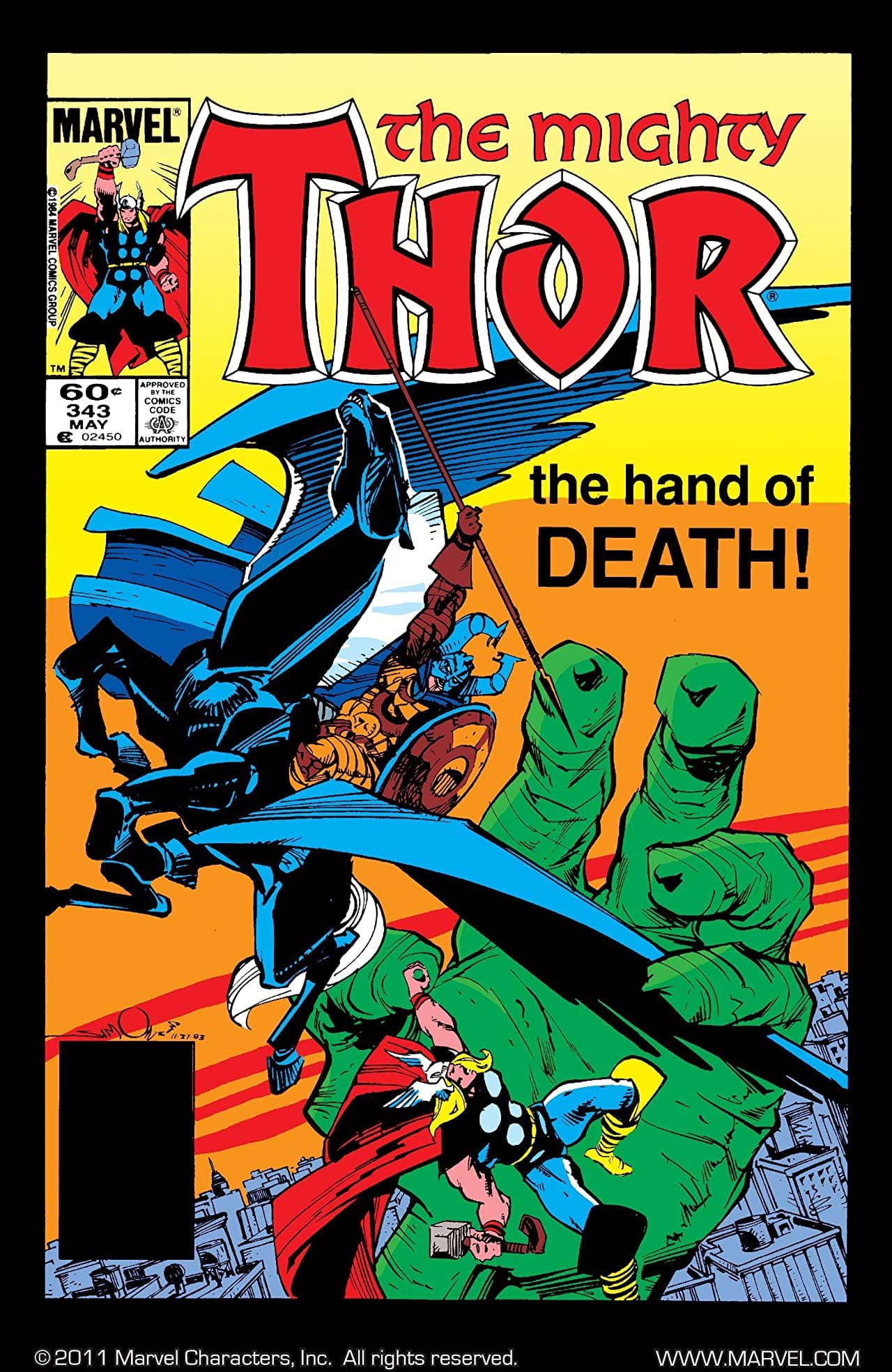 Thor #343 cover