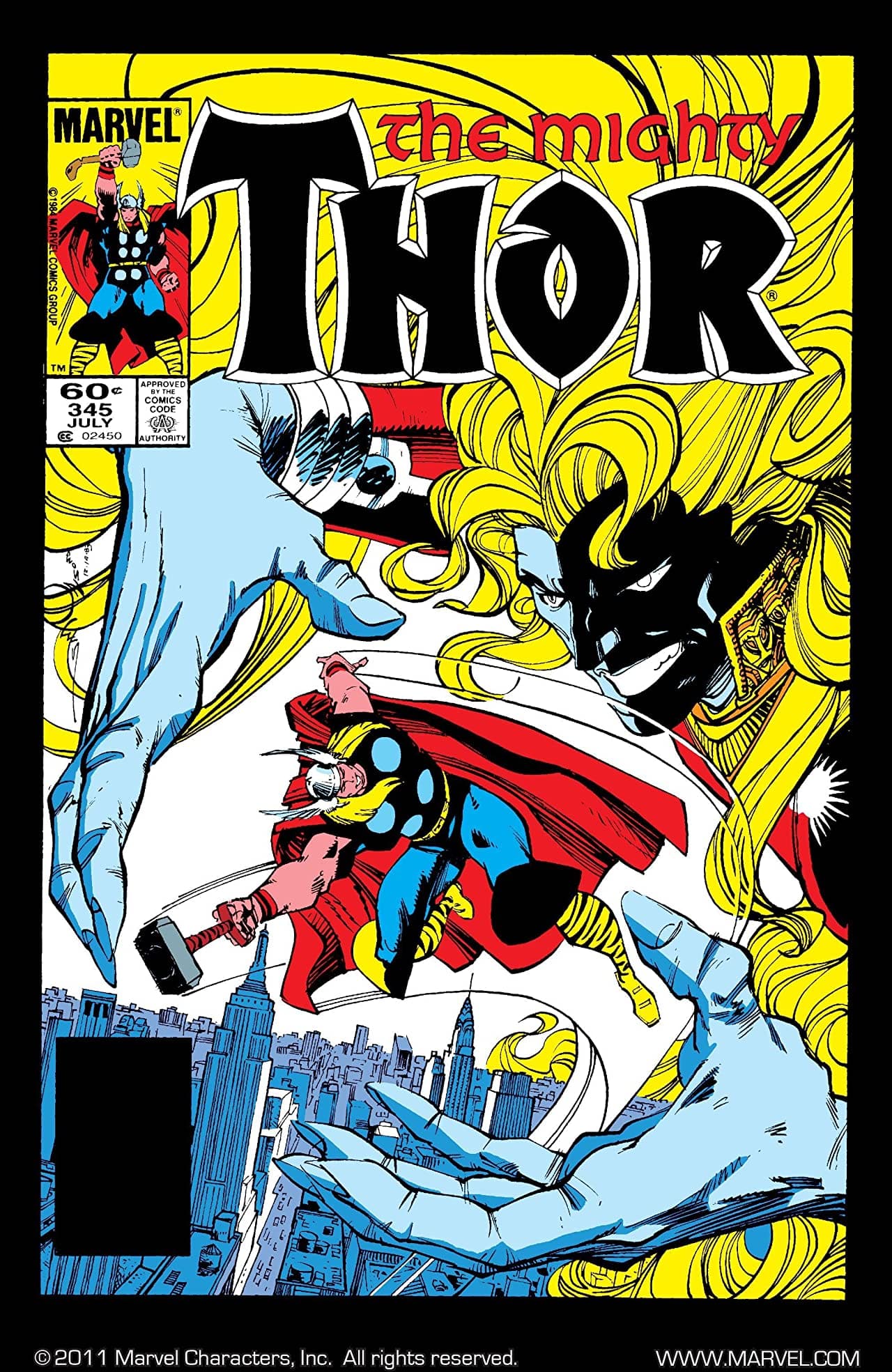 Thor #345 cover