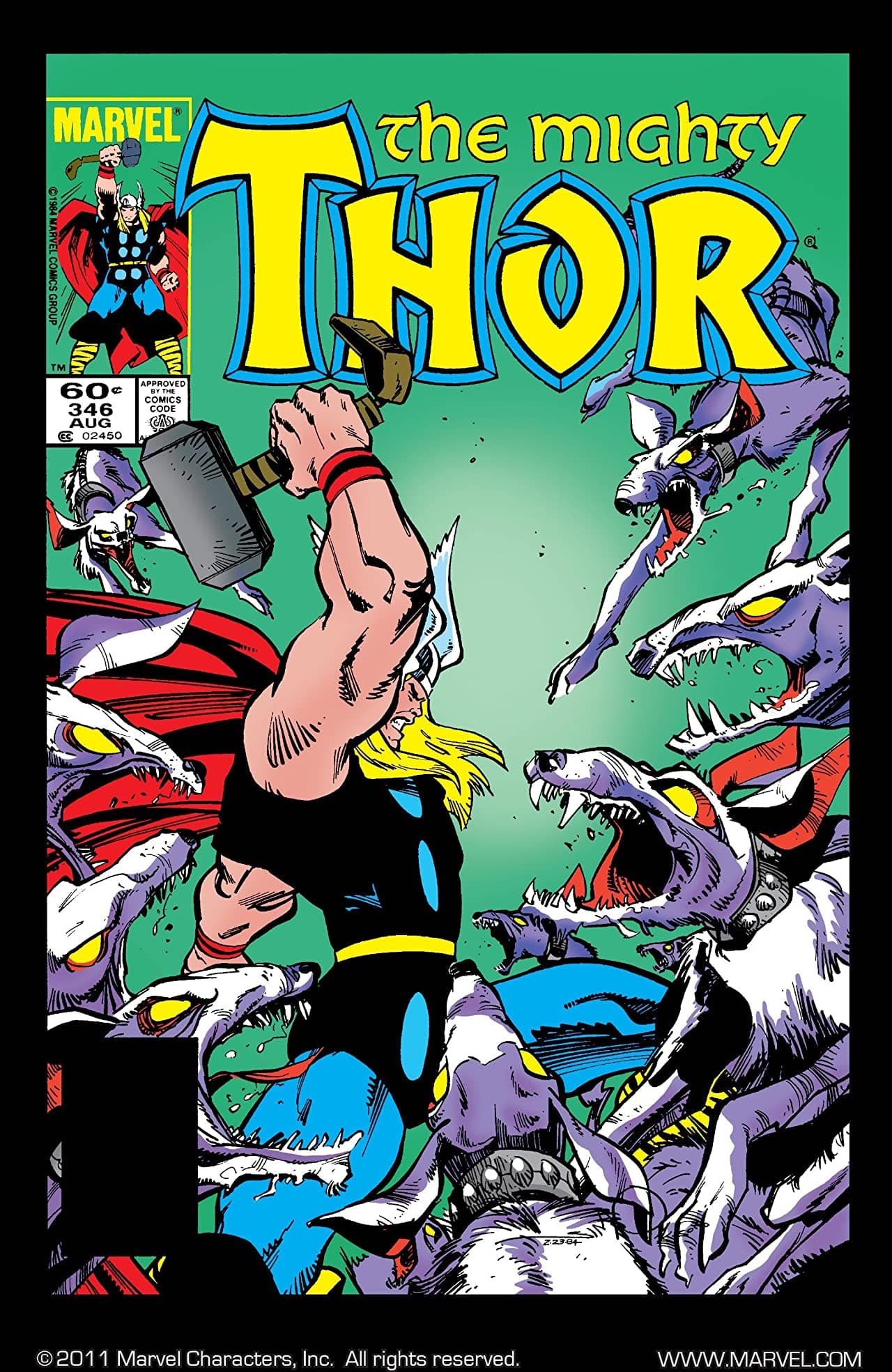 Thor #346 cover