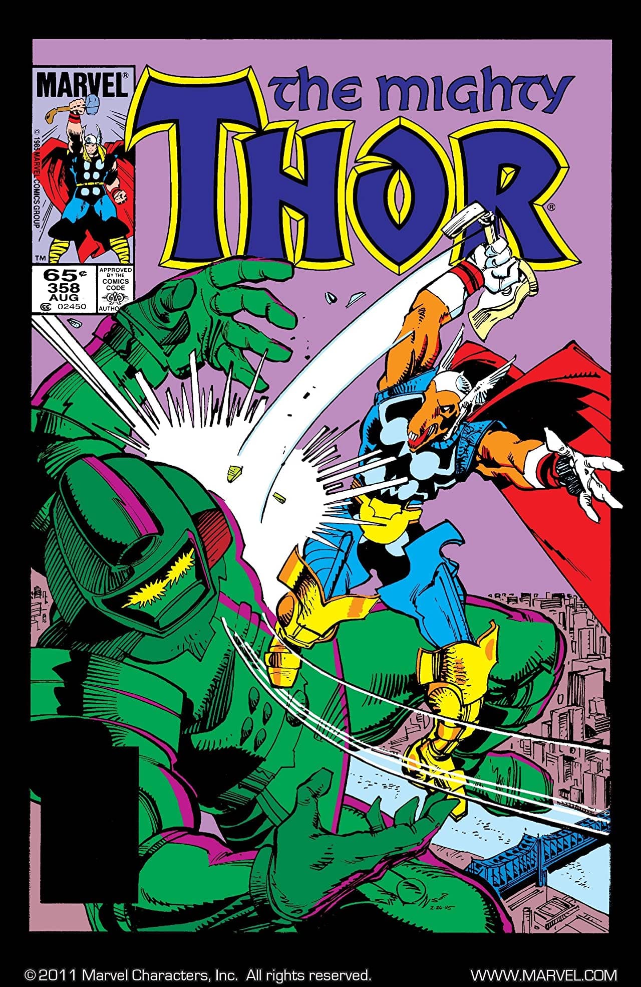 Thor #358 cover