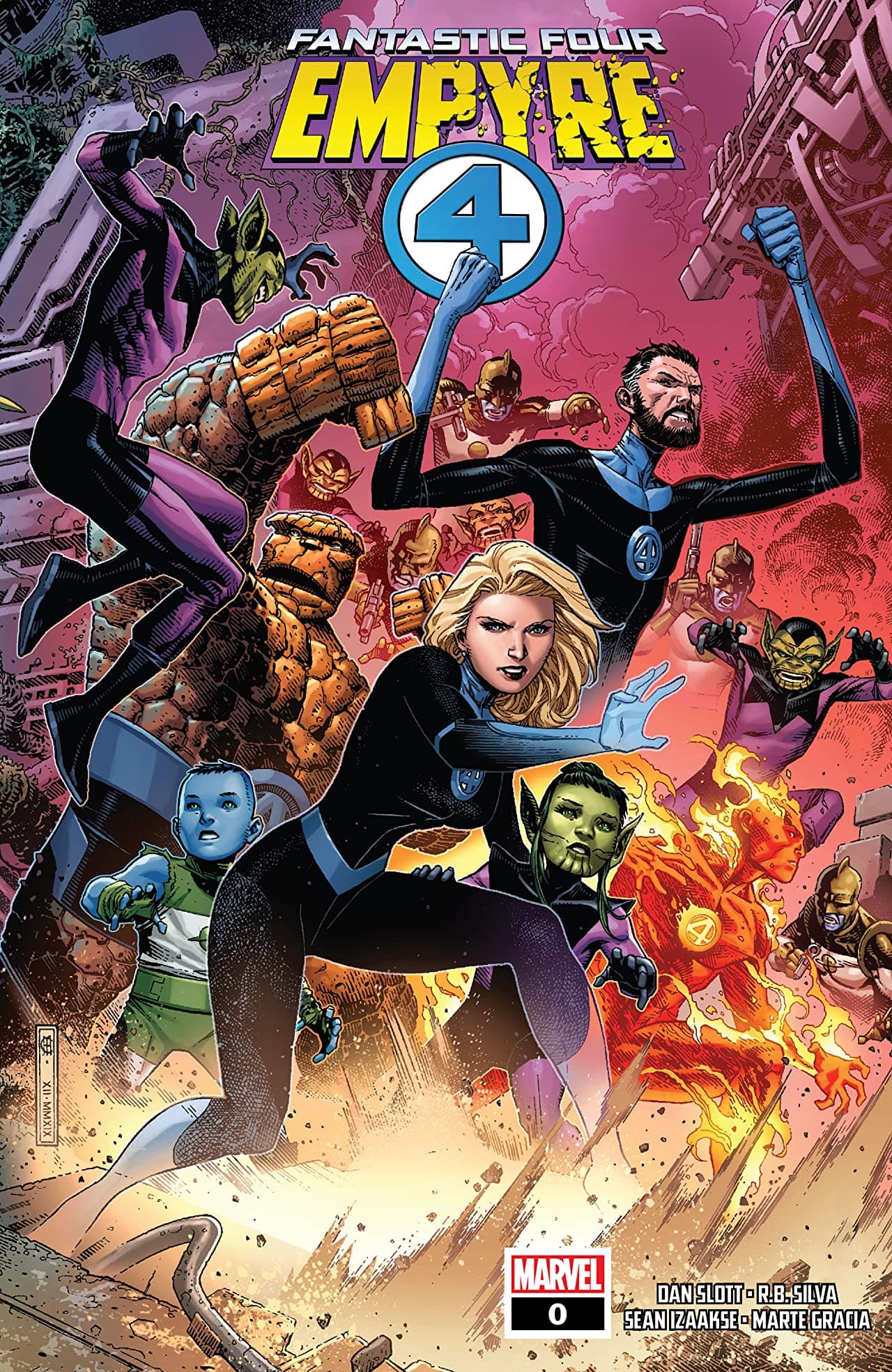 Empyre: Fantastic Four #0 cover
