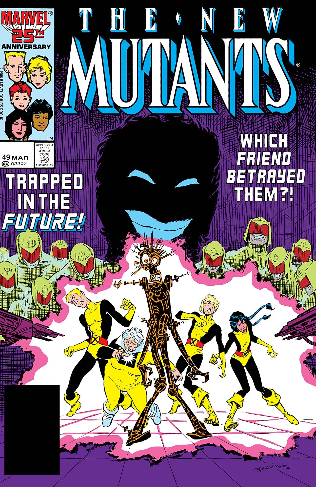 The New Mutants #49 cover
