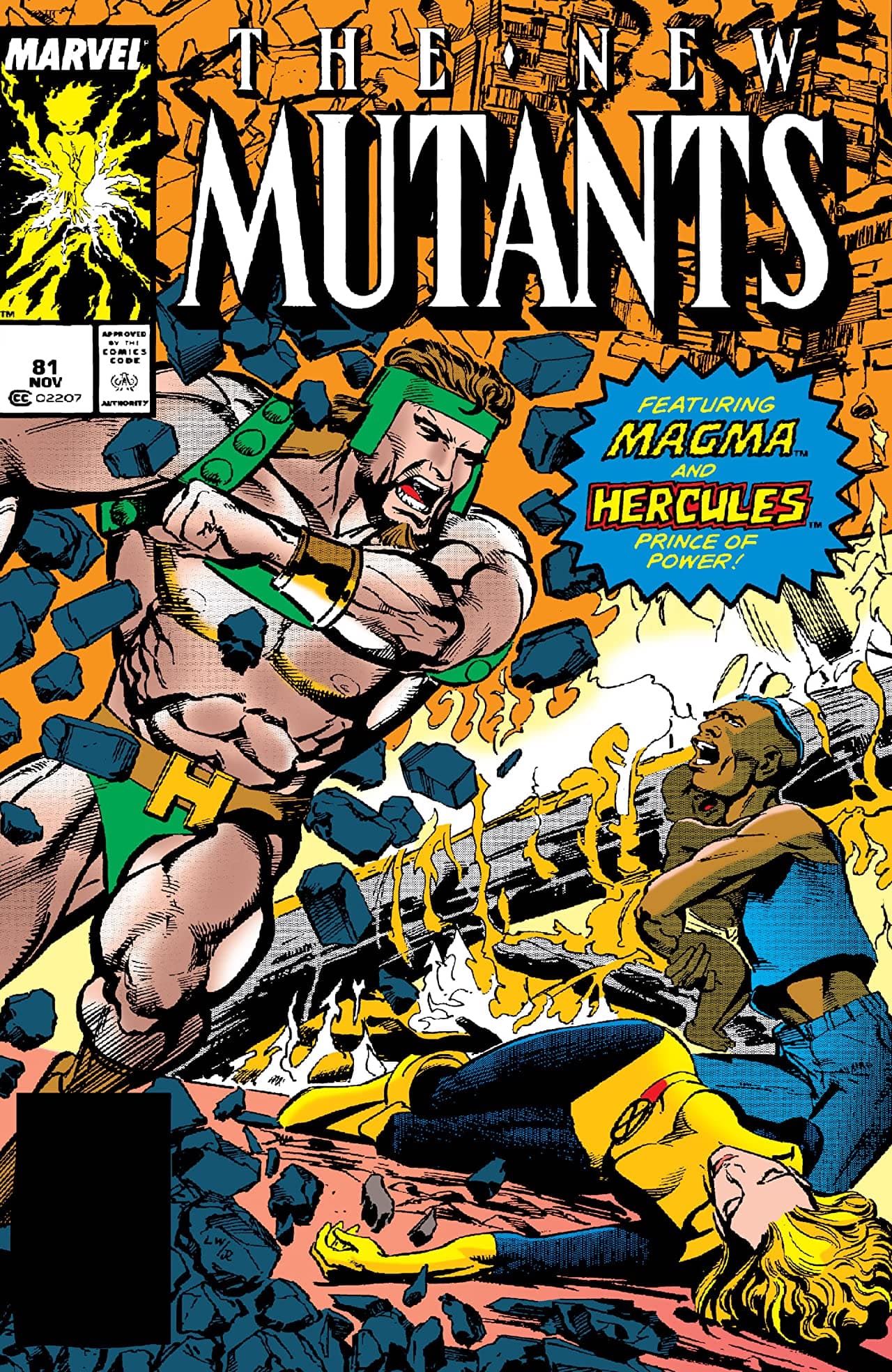 The New Mutants #81 cover