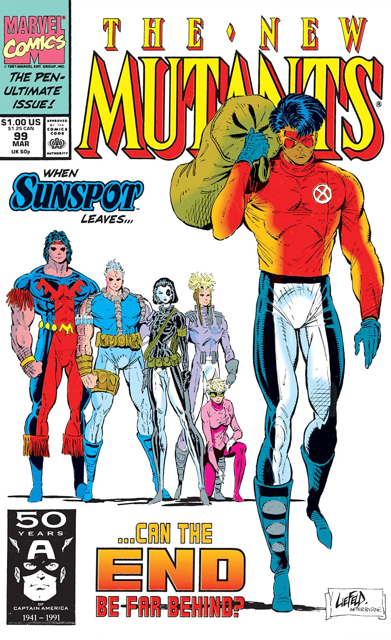 The New Mutants #99 cover