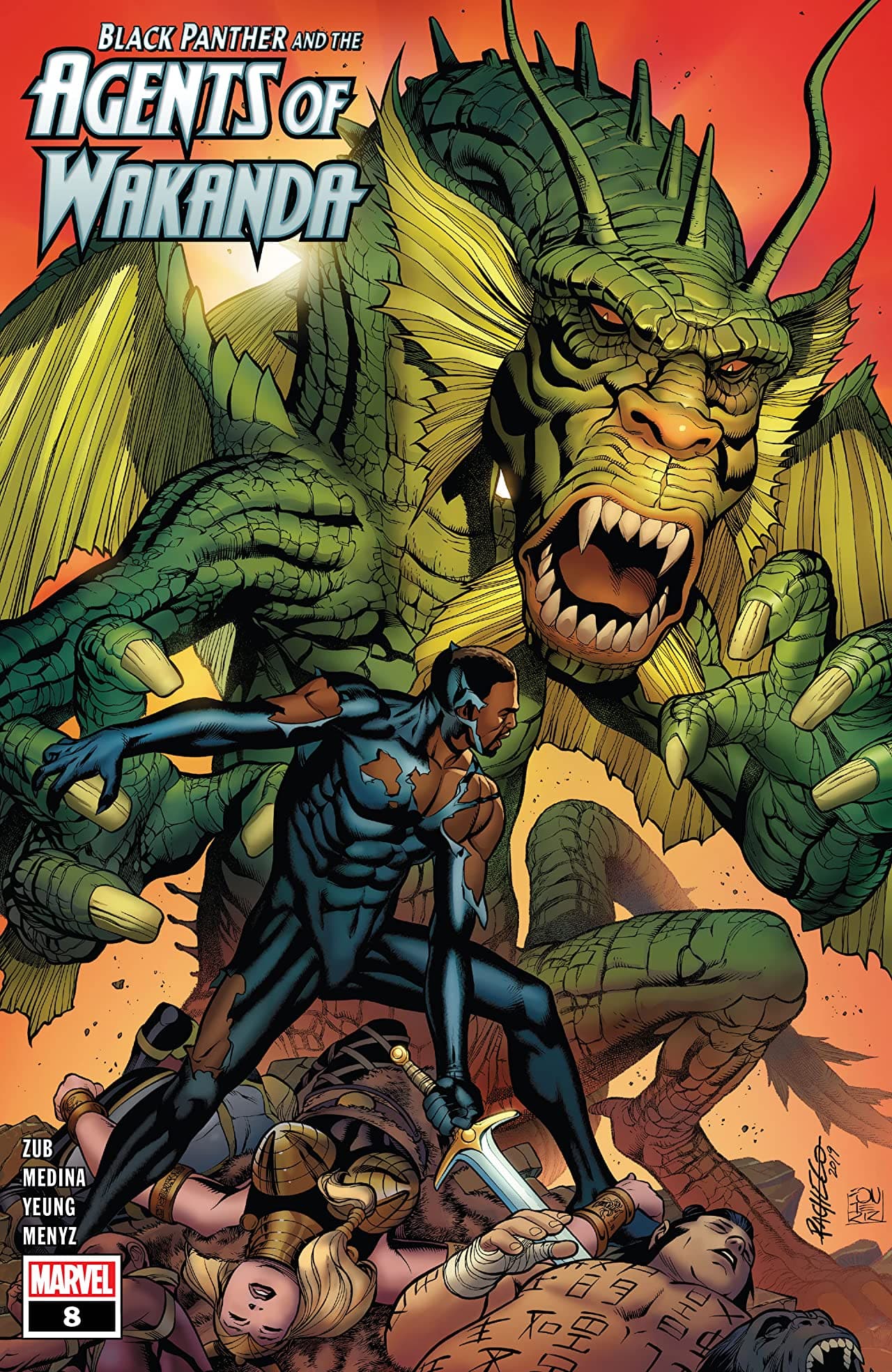 Black Panther and the Agents of Wakanda #8 cover