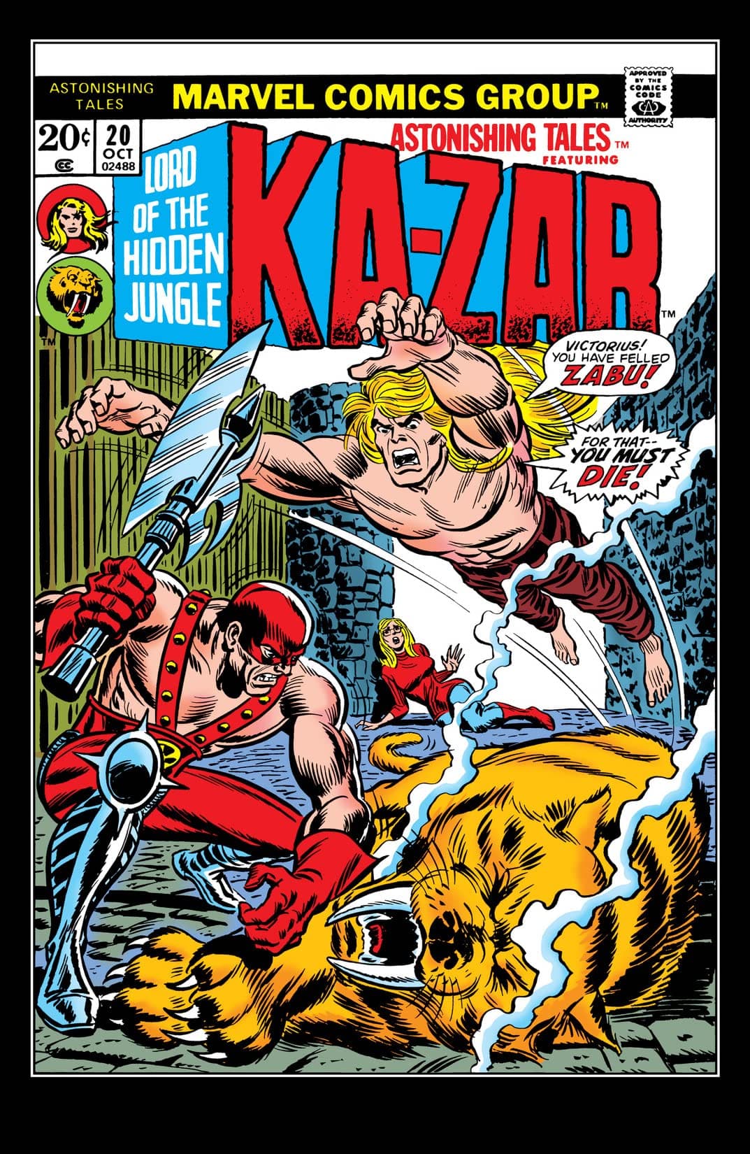 Astonishing Tales #20 cover