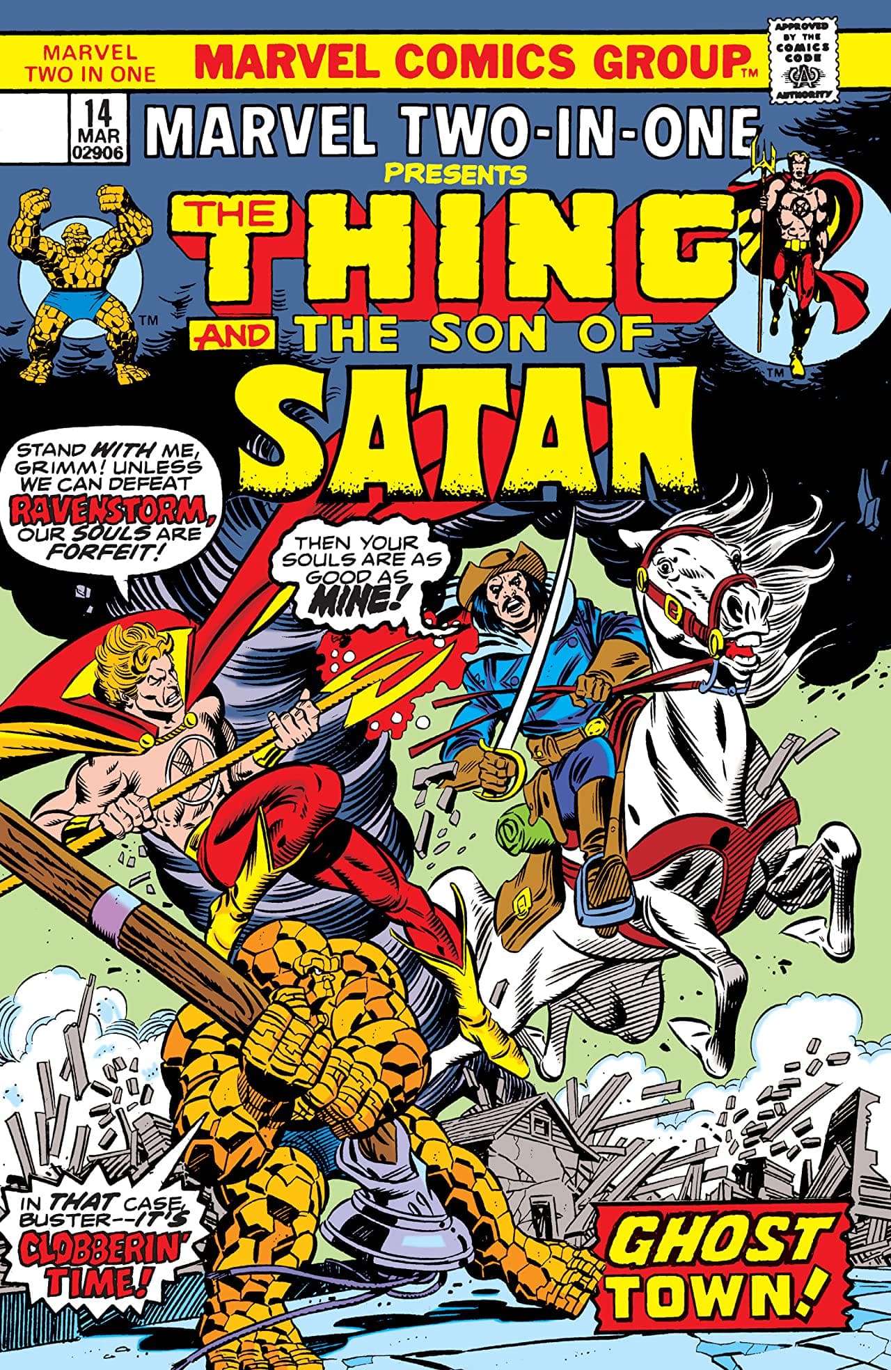Marvel Two-in-One #14 cover