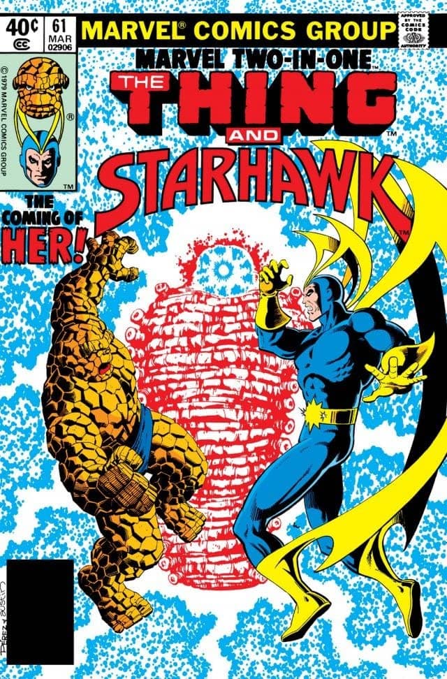 Marvel Two-in-One #61 cover