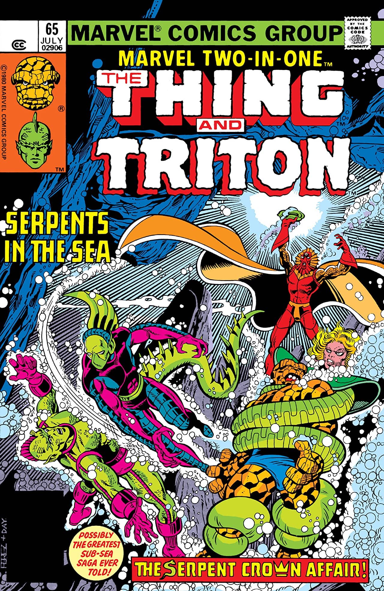 Marvel Two-in-One #65 cover