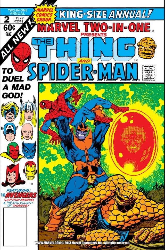 Marvel Two-in-One Annual #2 cover