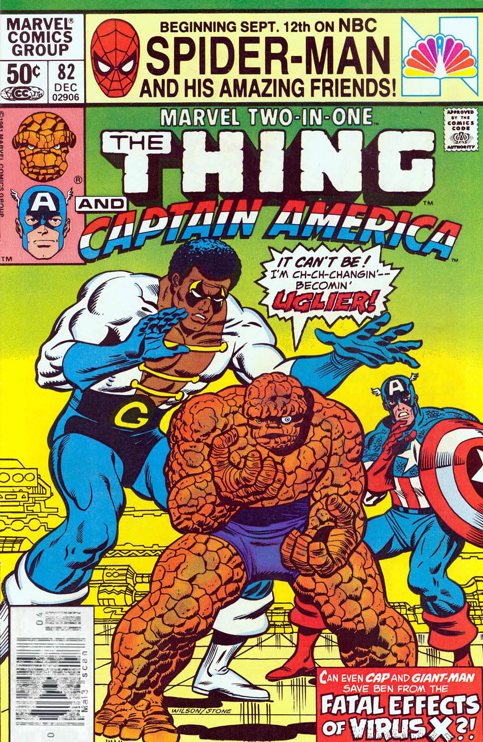Marvel Two-in-One #82 cover