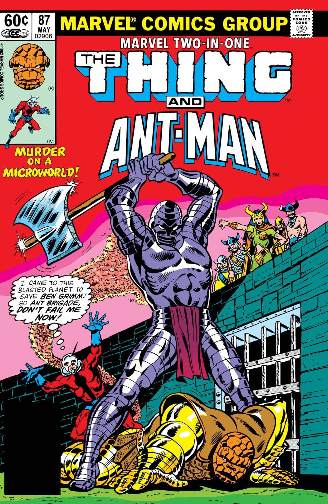 Marvel Two-in-One #87 cover