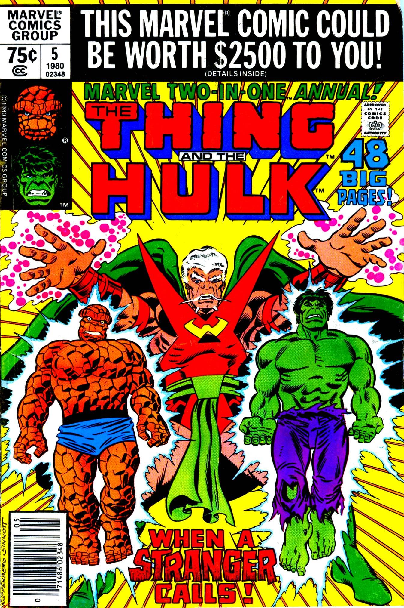 Marvel Two-in-One Annual #5 cover