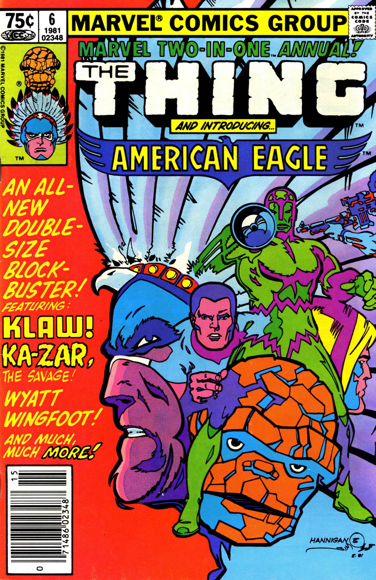 Marvel Two-in-One Annual #6 cover