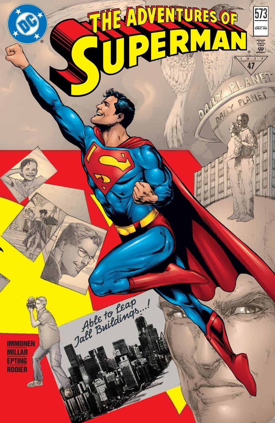 Adventures of Superman #573 cover