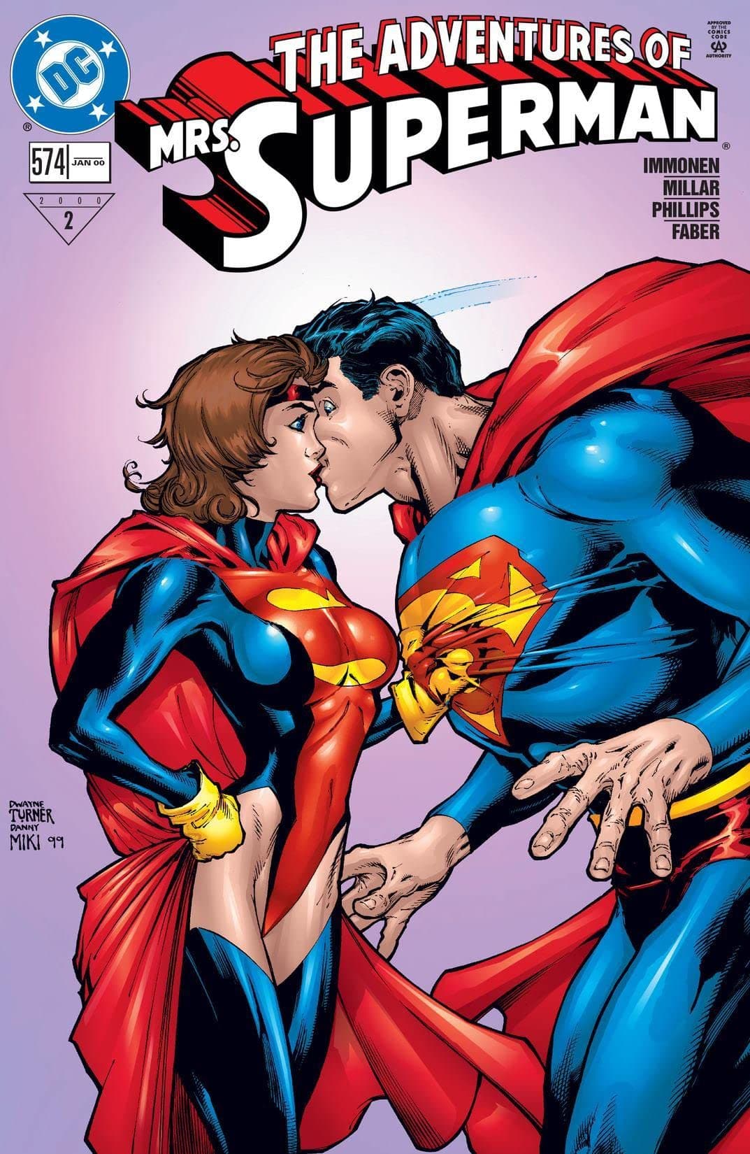 Adventures of Superman #574 cover