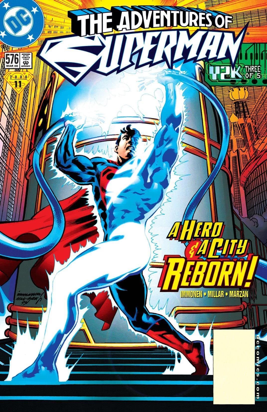 Adventures of Superman #576 cover
