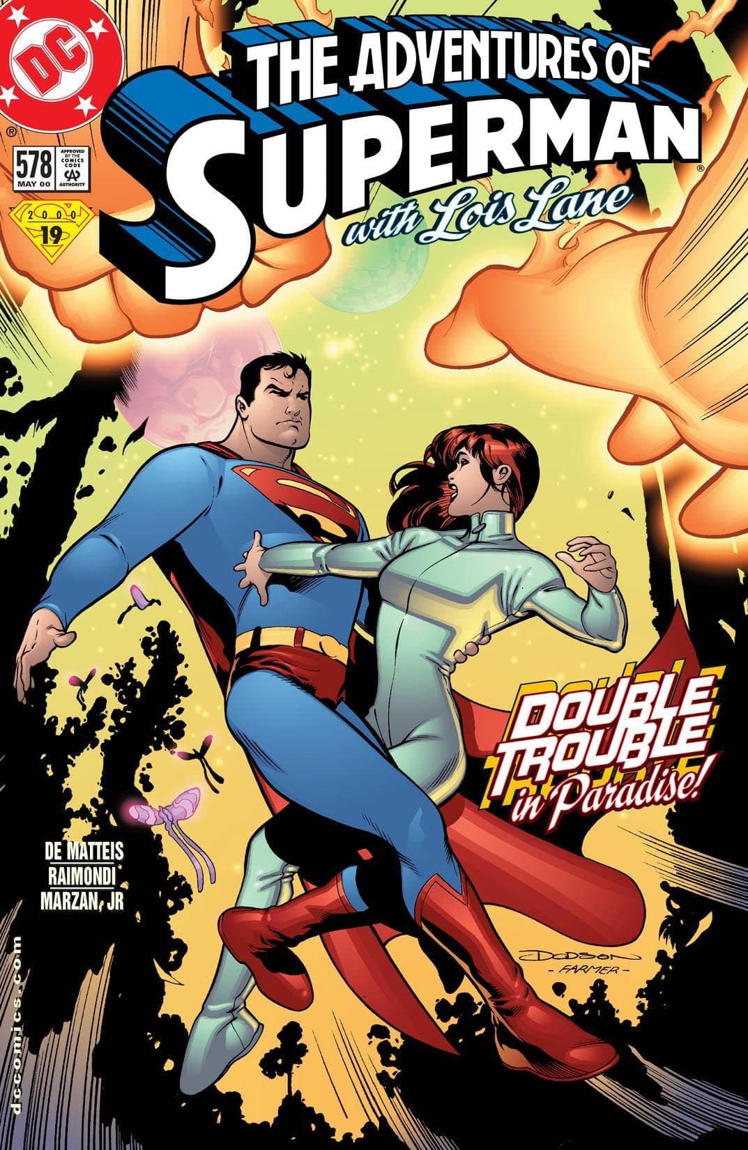Adventures of Superman #578 cover