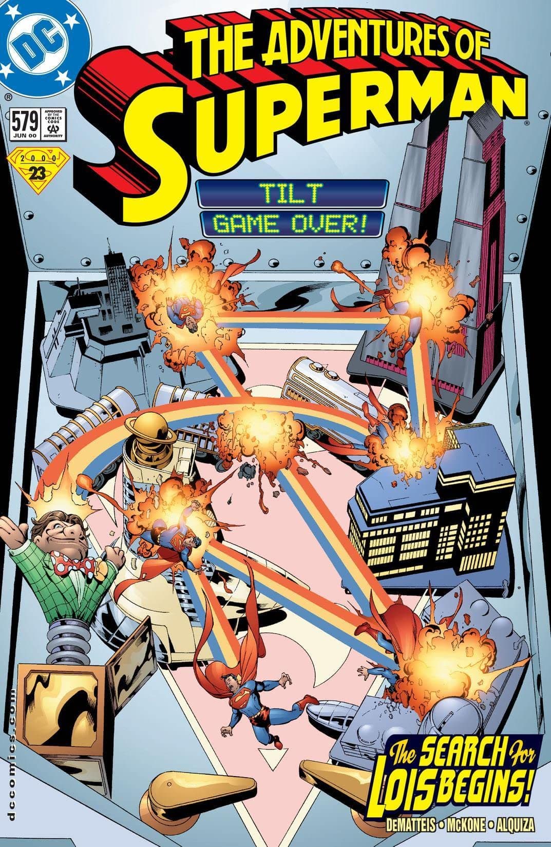 Adventures of Superman #579 cover