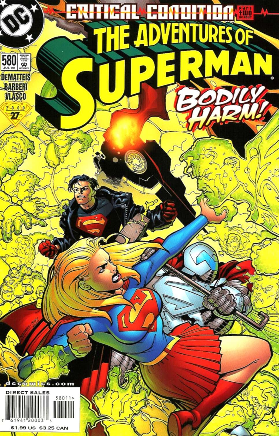 Adventures of Superman #580 cover