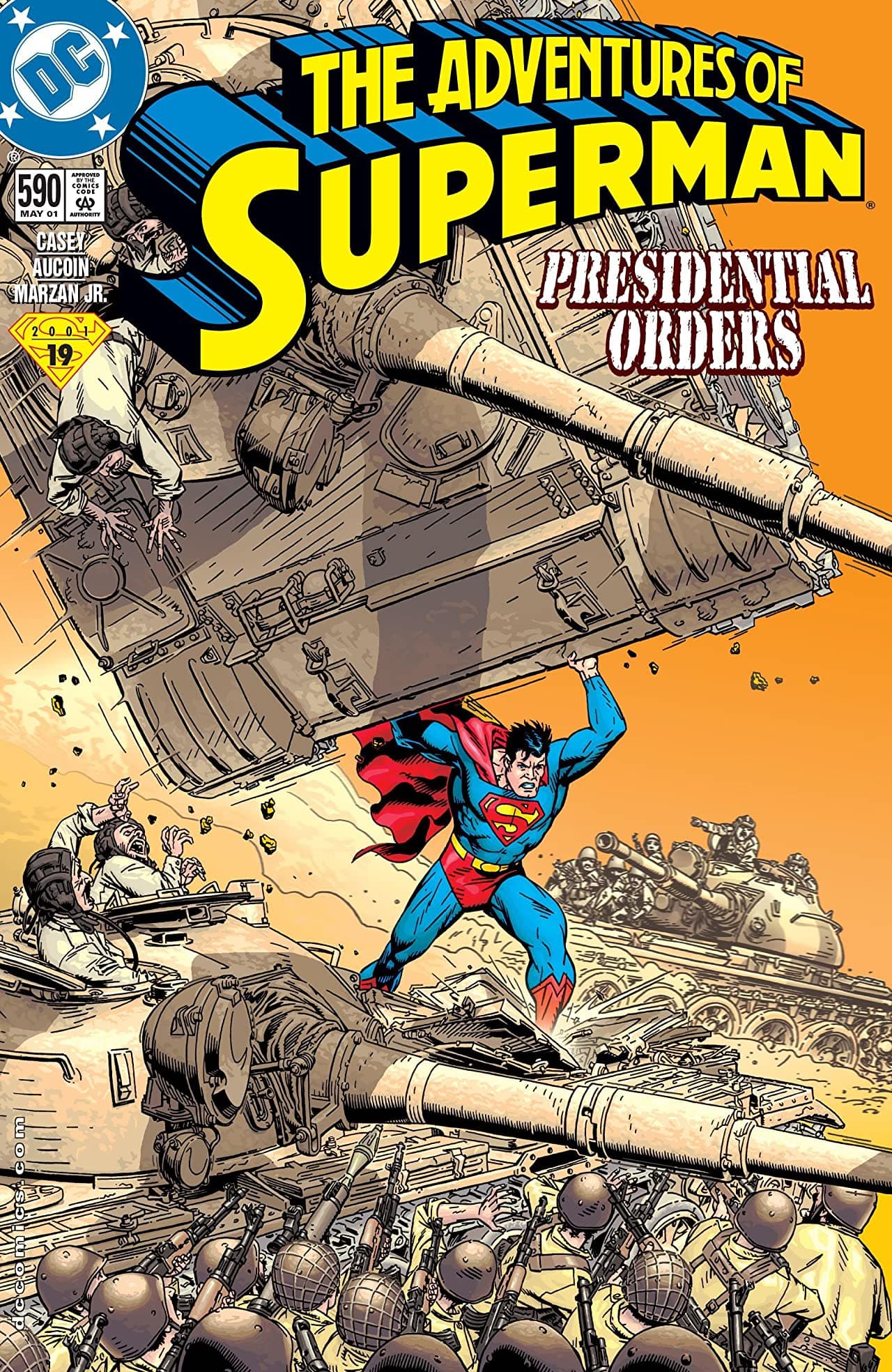 Adventures of Superman #590 cover