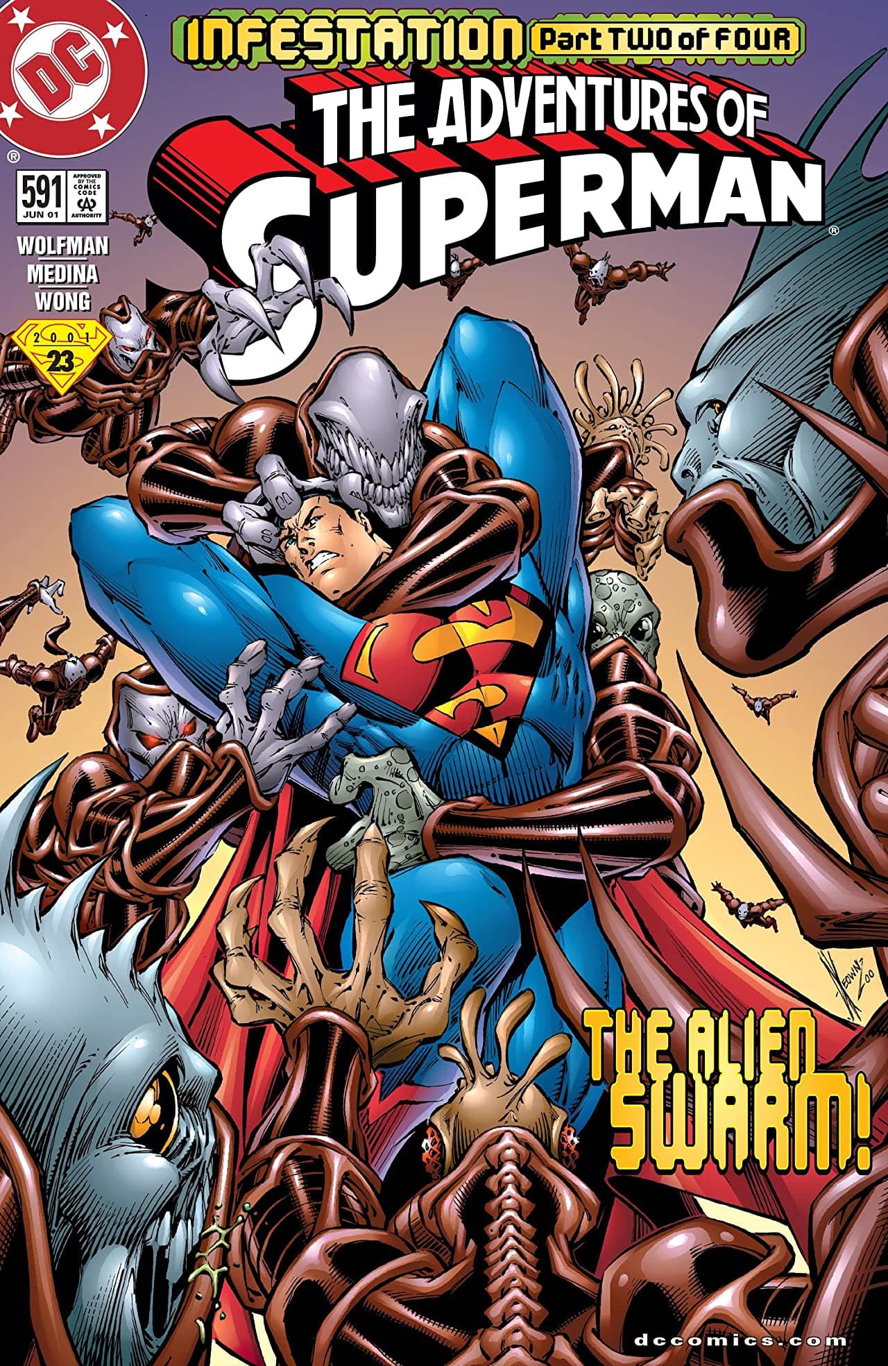 Adventures of Superman #591 cover