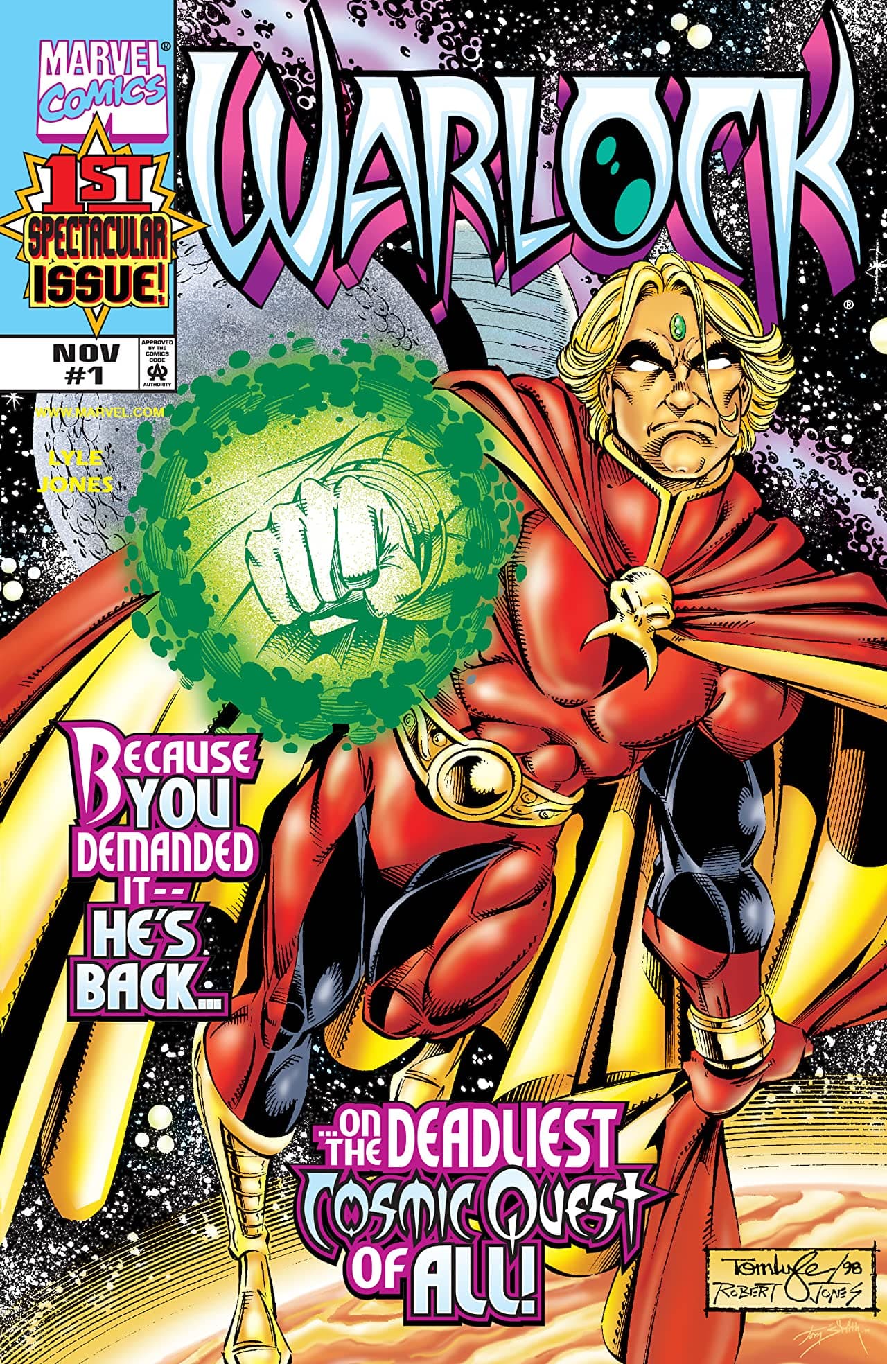 Warlock #1 cover