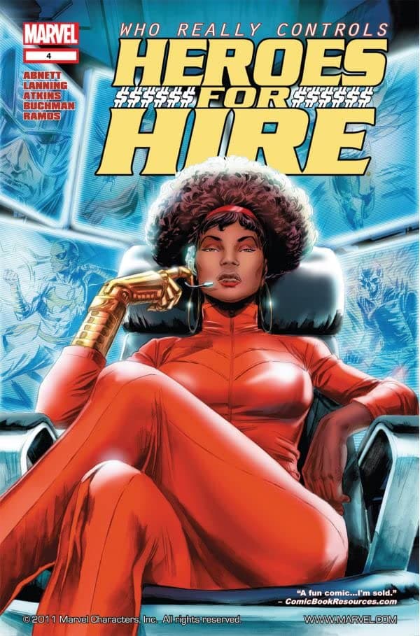 Heroes for Hire #4 cover