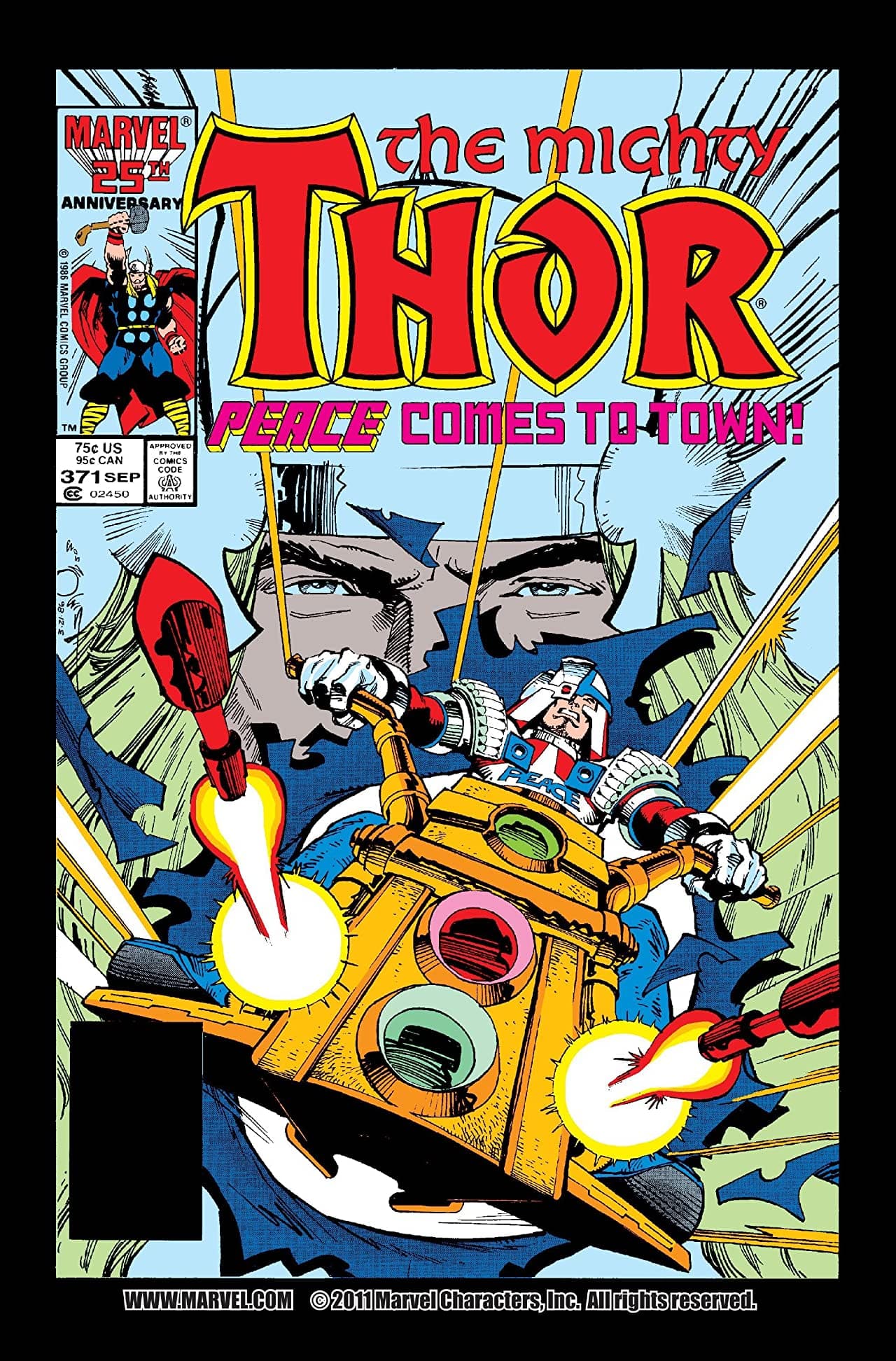 Thor #371 cover