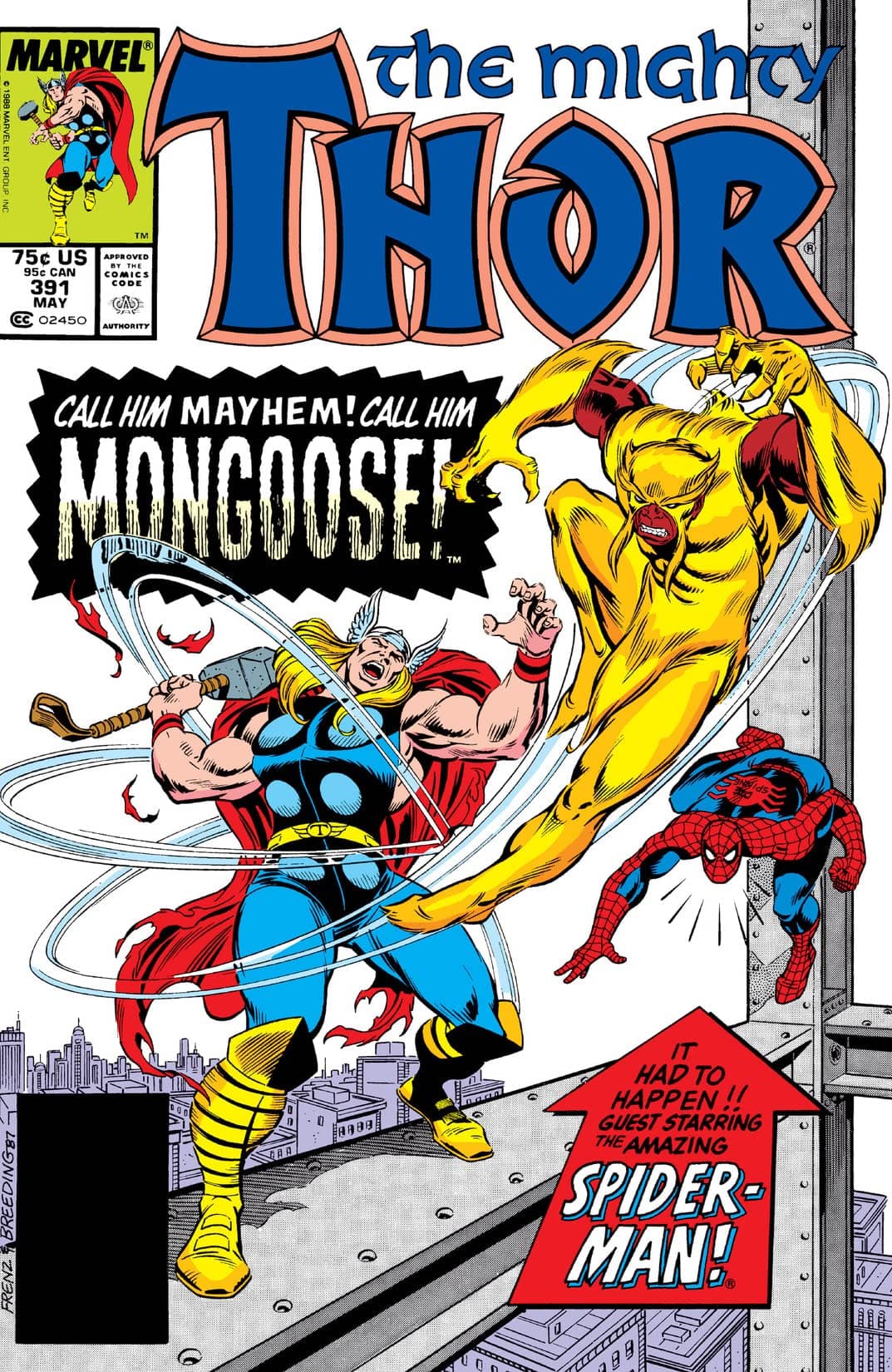 Thor #391 cover