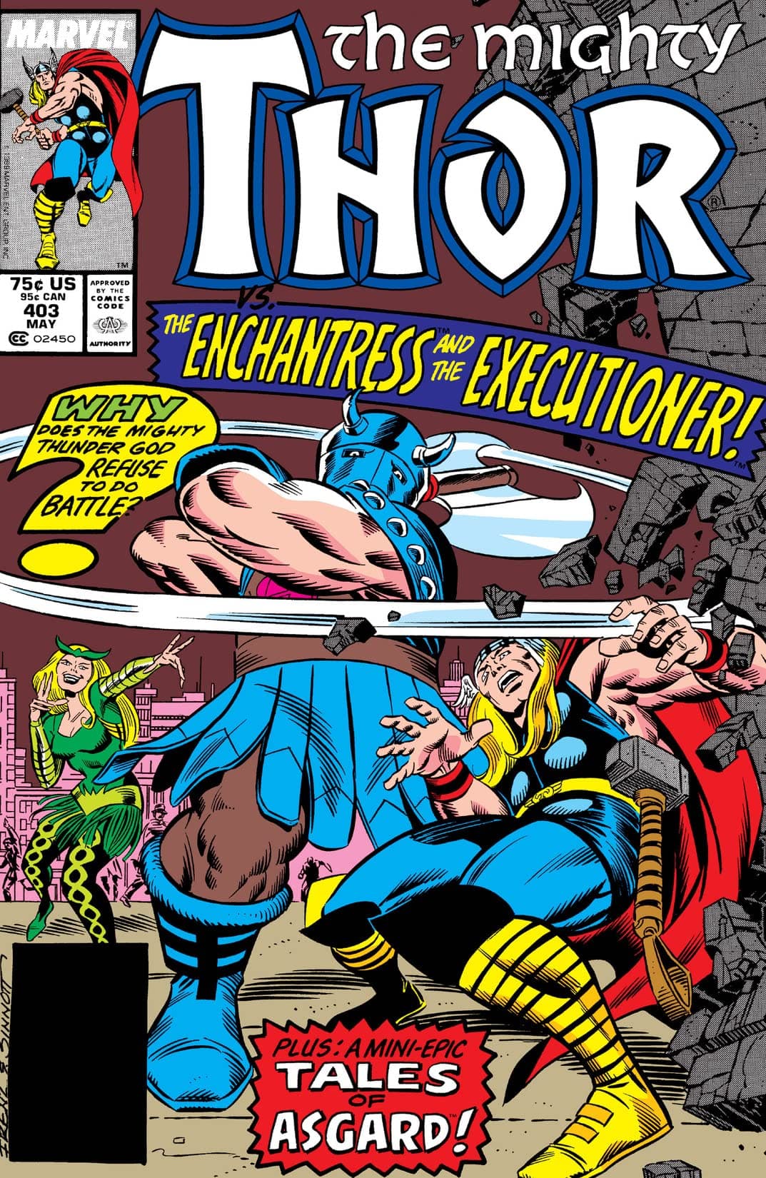 Thor #403 cover
