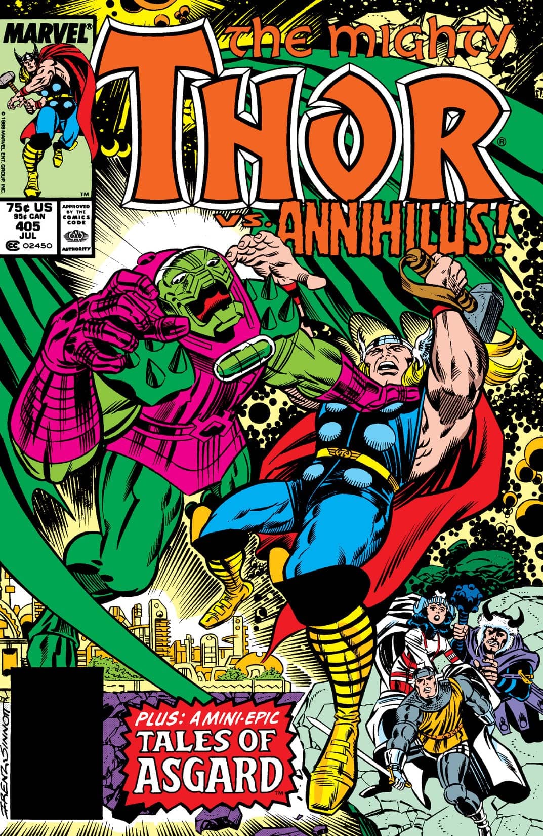 Thor #405 cover
