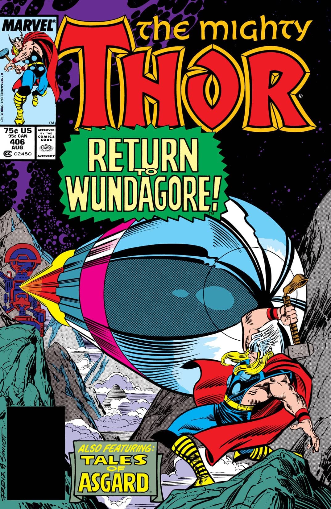 Thor #406 cover