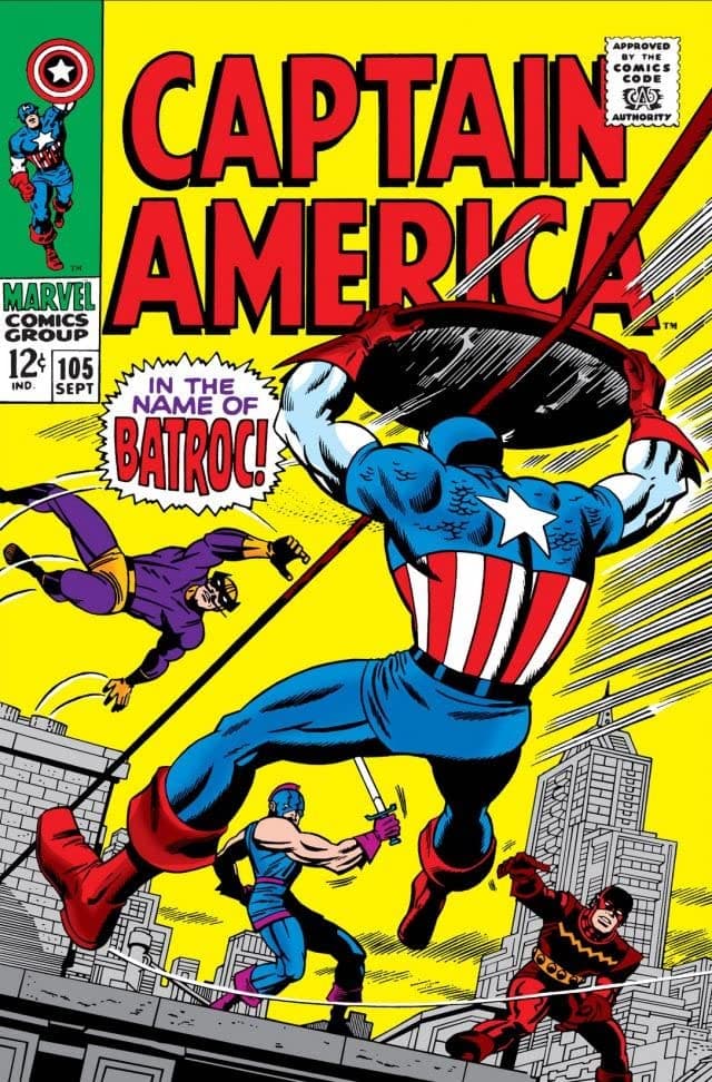 Captain America #105 cover