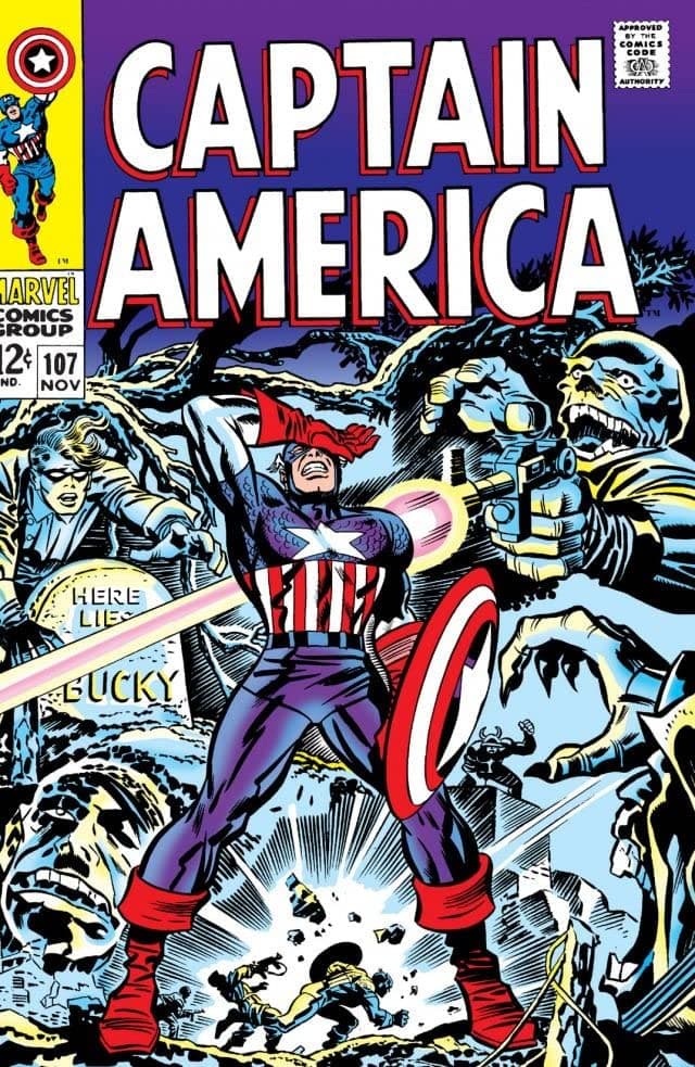 Captain America #107 cover